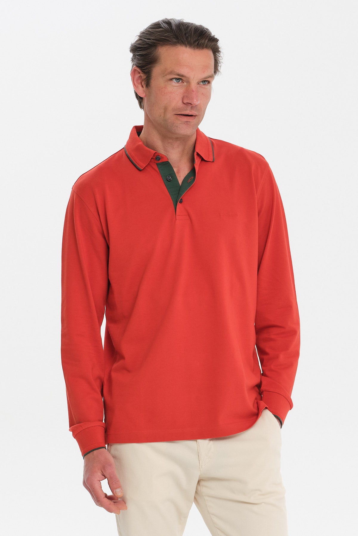 ΑΝΔΡΙΚΟ ΜΑΚΡΥΜΑΝΙΚΟ POLO ΣΕ ΕΚΑΙ ΑΠΟΧΡΩΣΗ PORTOBELLO'S