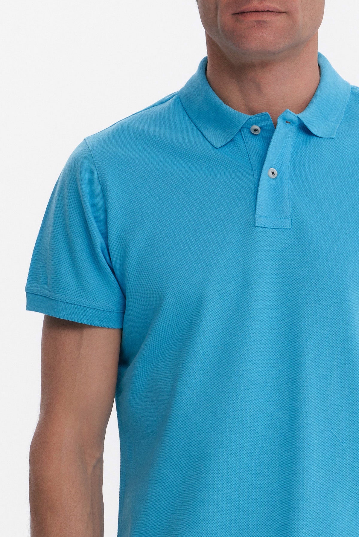 ΑΝΔΡΙΚΟ ΜΟΝΟΧΡΩΜΟ ΣΙΕΛ POLO REGULAR FIT PORTOBELLO'S