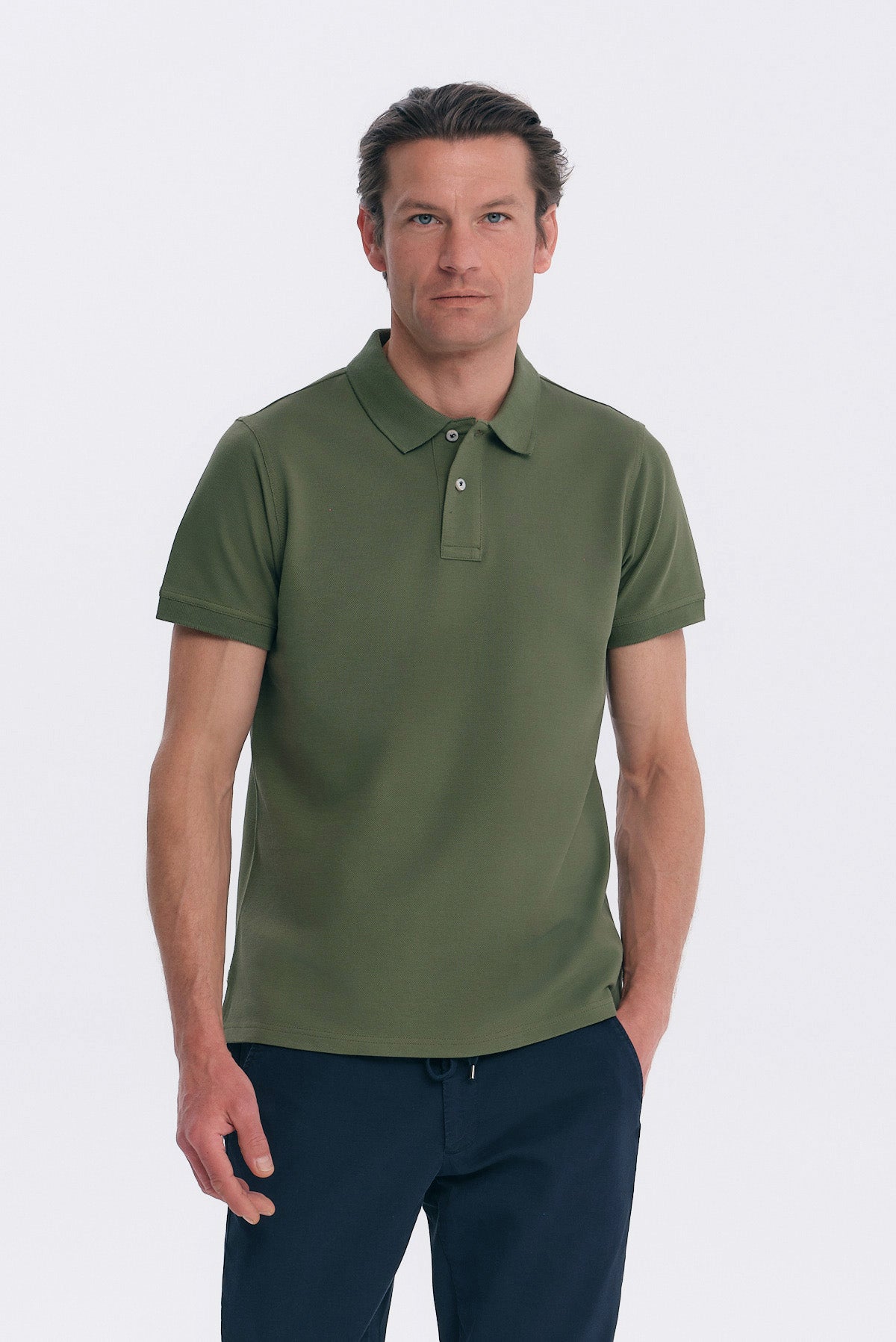 ΑΝΔΡΙΚΟ ΜΟΝΟΧΡΩΜΟ ΛΑΔΙ POLO REGULAR FIT PORTOBELLO'S