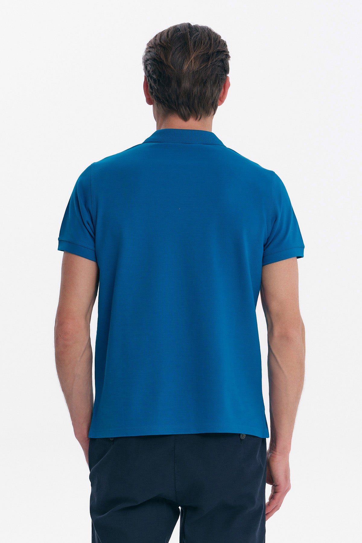 ΑΝΔΡΙΚΟ ΜΟΝΟΧΡΩΜΟ ΠΕΤΡΟΛ POLO REGULAR FIT PORTOBELLO'S