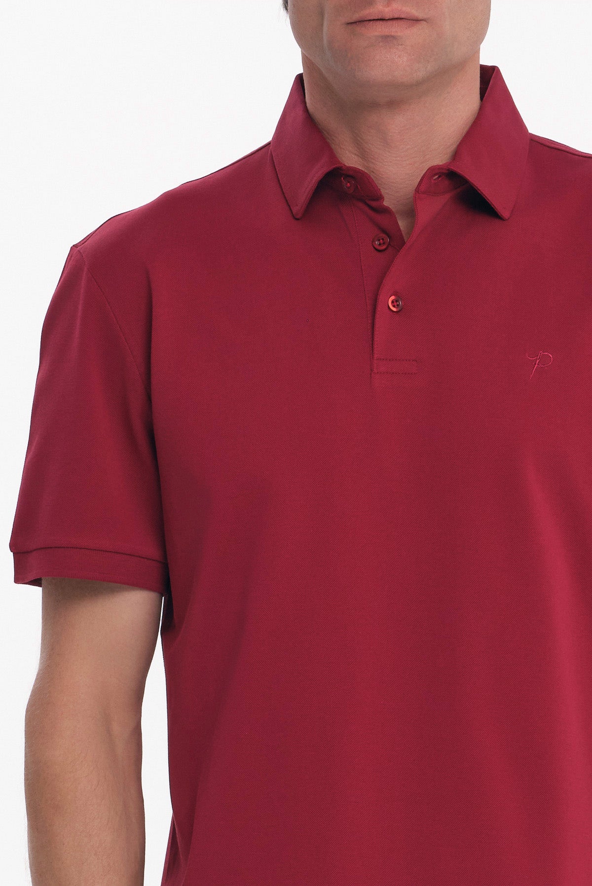 ΑΝΔΡΙΚΟ ΜΠΟΡΝΤΟ ΜΟΝΟΧΡΩΜΟ ΚΟΝΤΟΜΑΝΙΚΟ POLO MERCERISED PORTOBELLO'S
