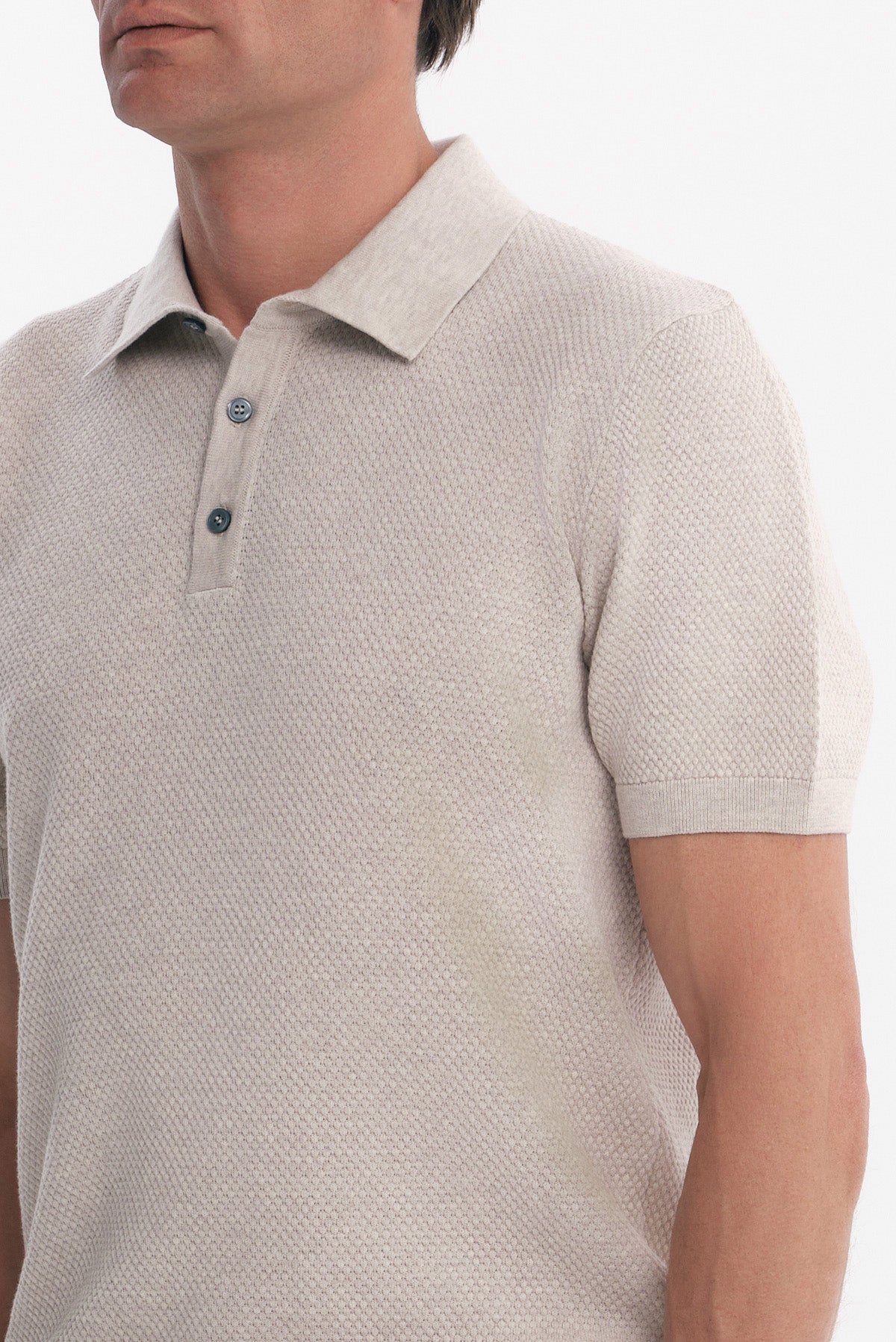 ΑΝΔΡΙΚΟ ΜΠΕΖ ΣΚΟΥΡΟ ΠΛΕΚΤΟ POLO REGULAR FIT PORTOBELLO'S