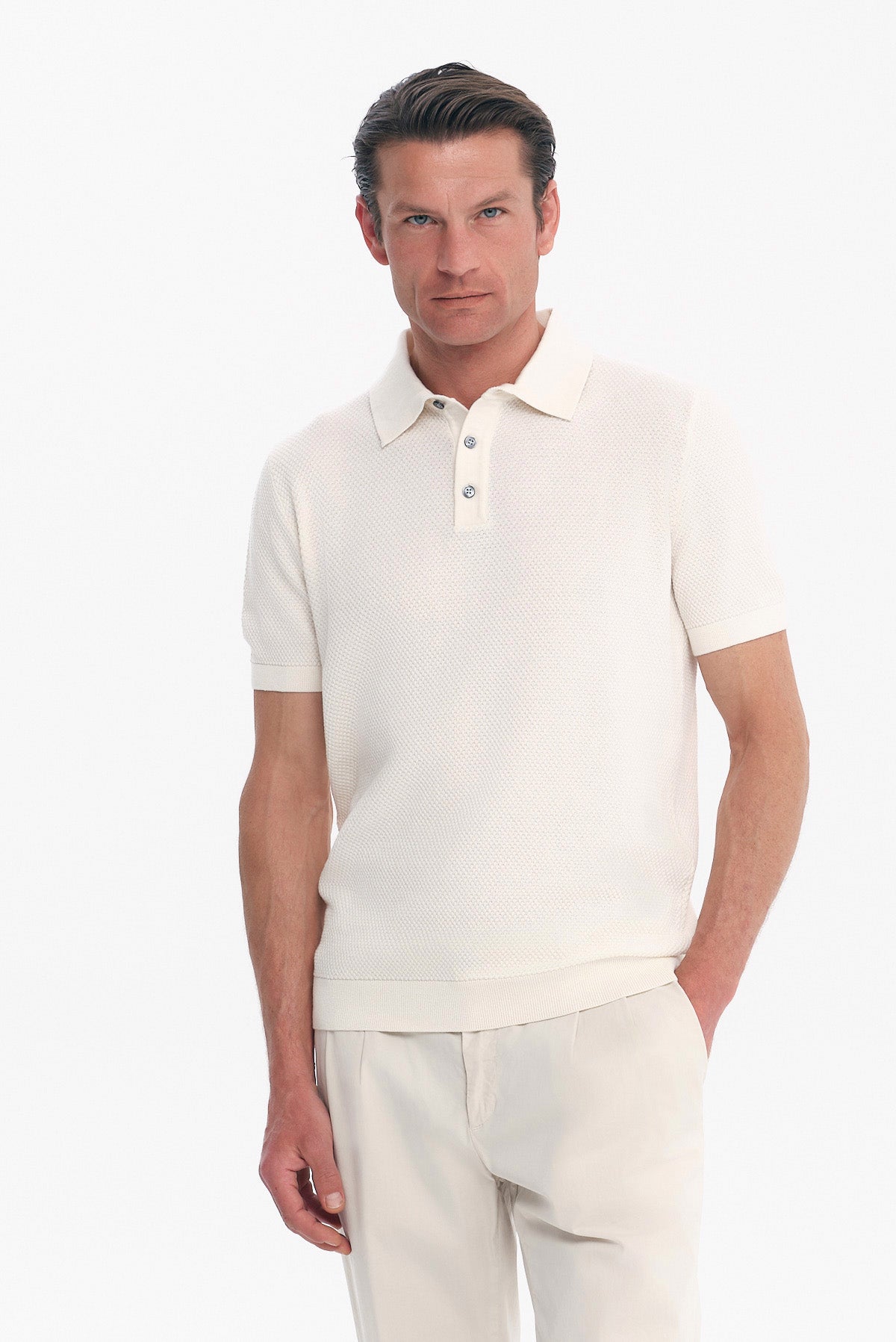 ΑΝΔΡΙΚΟ ΕΚΡΟΥ ΠΛΕΚΤΟ POLO REGULAR FIT PORTOBELLO'S