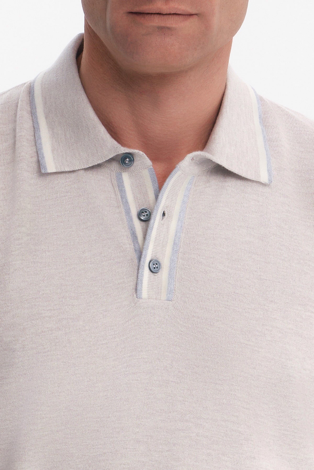 ΑΝΔΡΙΚΟ ΜΠΕΖ ΣΚΟΥΡΟ POLO ΠΛΕΚΤΟ REGULAR FIT PORTOBELLO'S ΜΕ ΛΕΠΤΟΜΕΡΕΙΕΣ