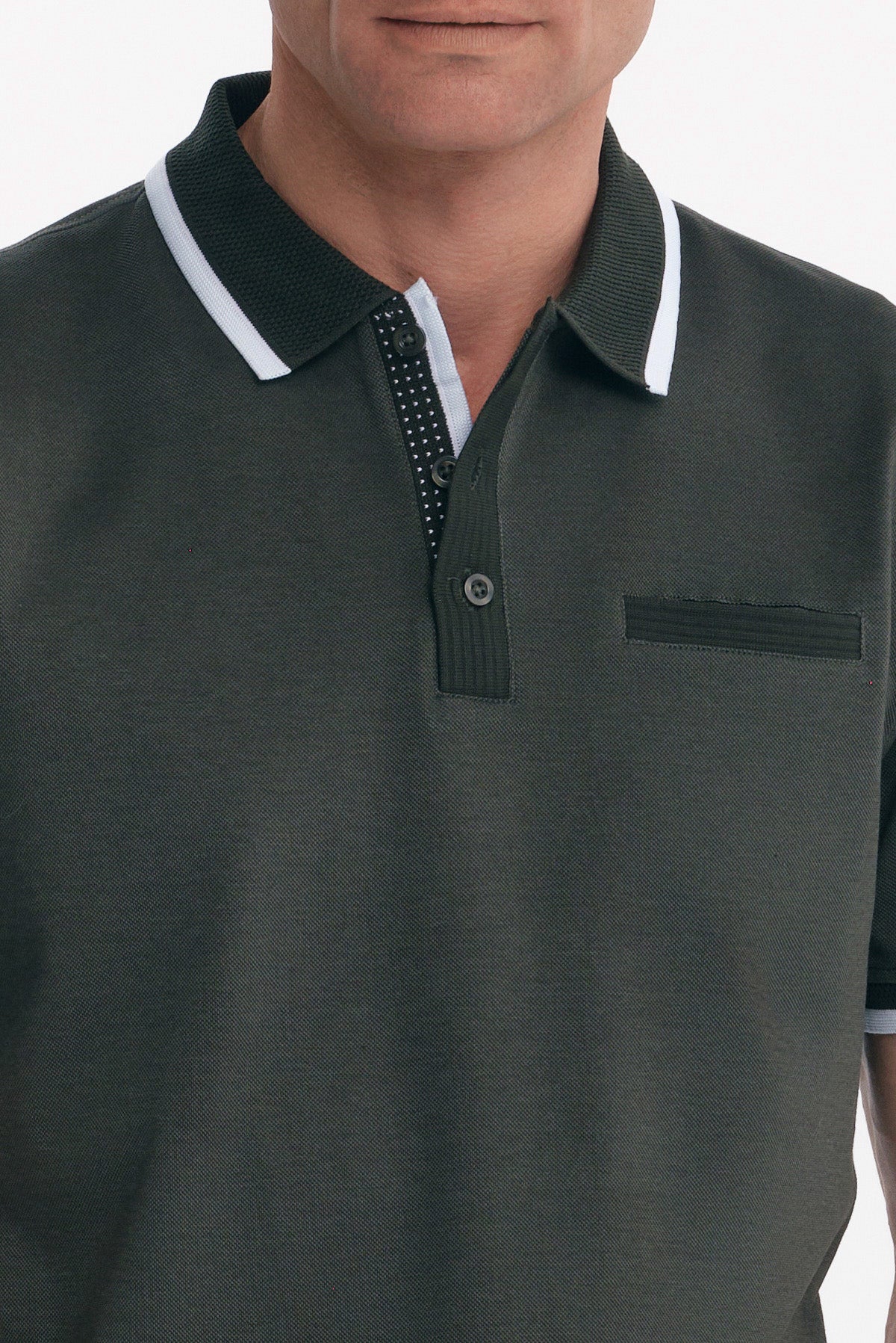 ΑΝΔΡΙΚΟ ΛΑΔΙ POLO MERCERISED REGULAR FIT PORTOBELLO'S ΜΕ ΛΕΠΤΟΜΕΡΕΙΕΣ