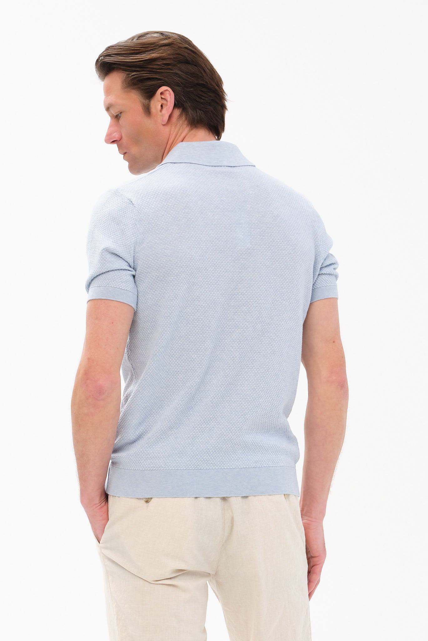 ΑΝΔΡΙΚΟ ΣΙΕΛ ΠΛΕΚΤΟ ΚΟΝΤΟΜΑΝΙΚΟ POLO PORTOBELLO'S REGULAR FIT