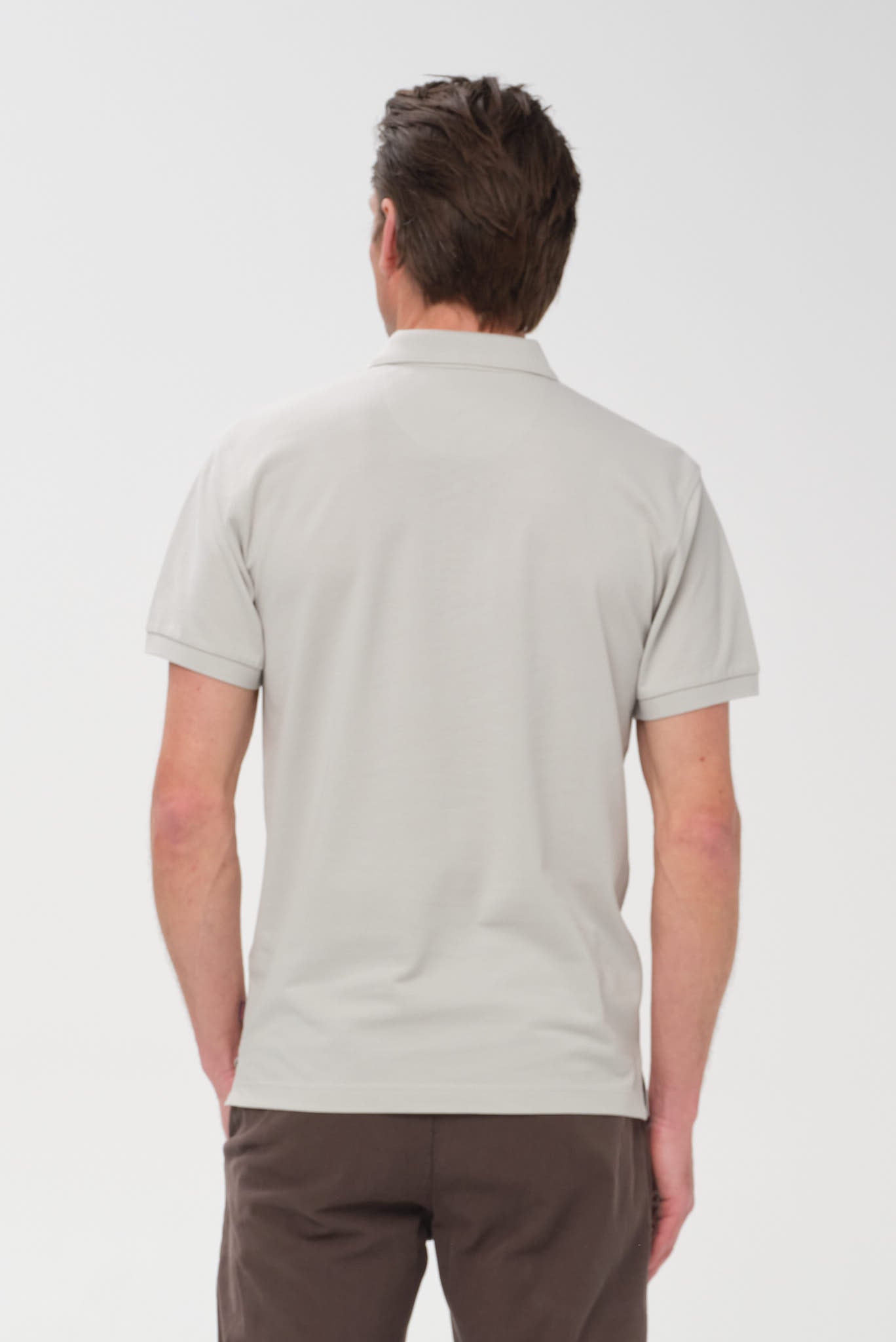ΑΝΔΡΙΚΟ ΓΚΡΙ ΑΝΟΙΧΤΟ ΚΟΝΤΟΜΑΝΙΚΟ POLO PORTOBELLO'S REGULAR FIT