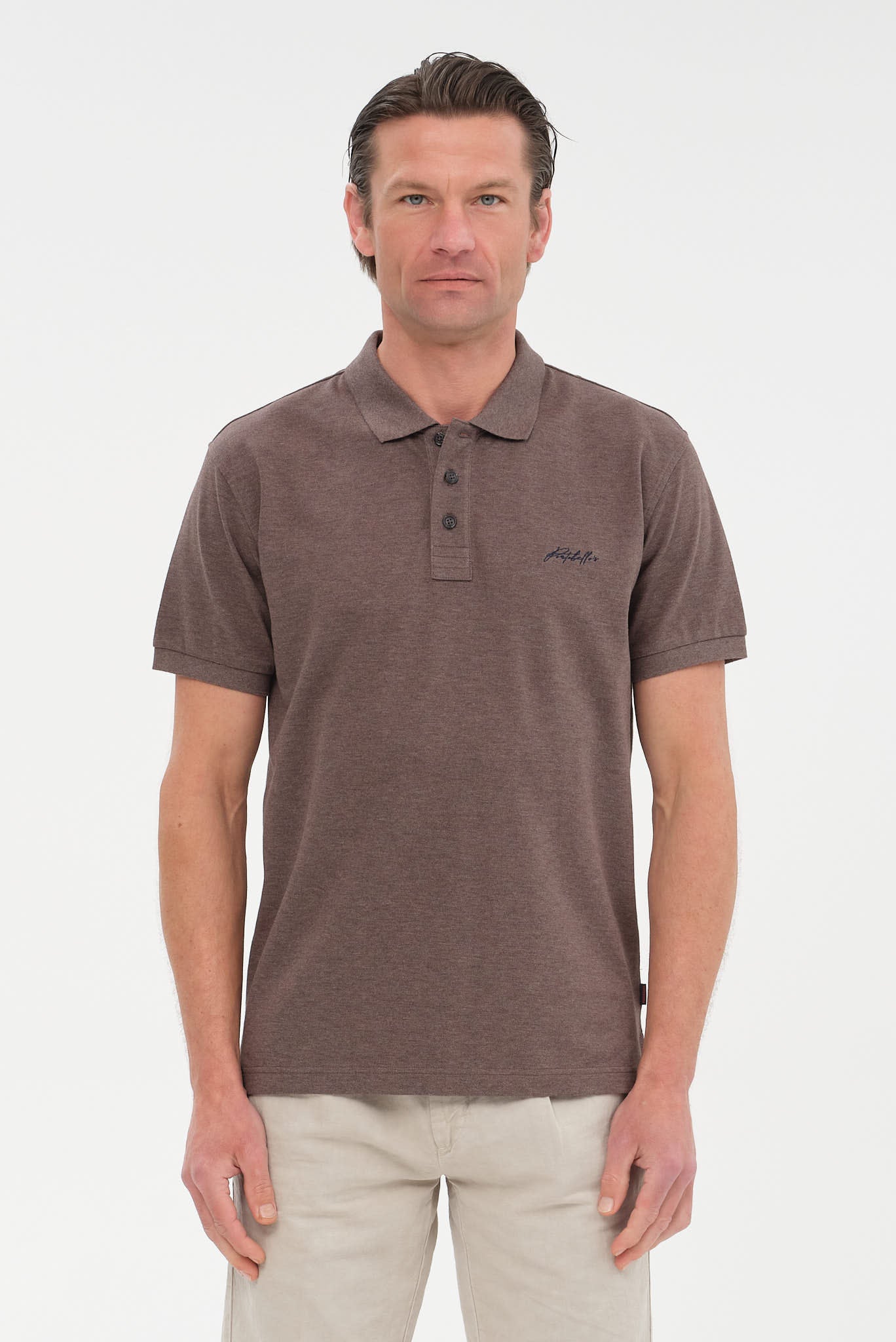 ΑΝΔΡΙΚΟ ΚΑΦΕ ΚΟΝΤΟΜΑΝΙΚΟ POLO PORTOBELLO'S REGULAR FIT