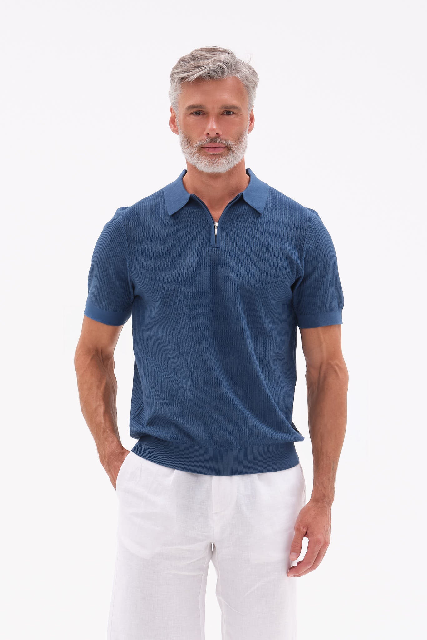 POLO ZIP K/M