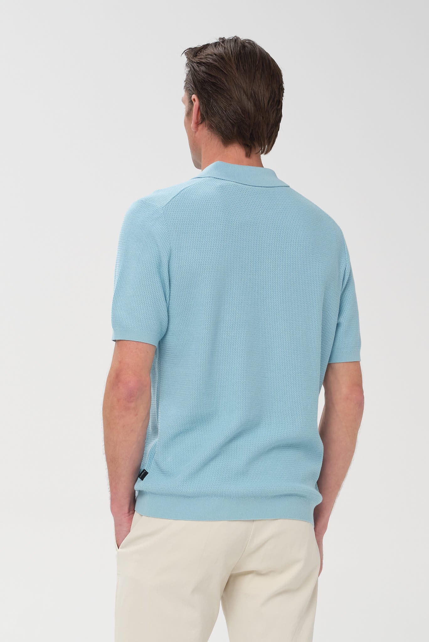 ΑΝΔΡΙΚΟ ΣΙΕΛ ΚΟΝΤΟΜΑΝΙΚΟ PIQUE POLO BUGATTI REGULAR FIT