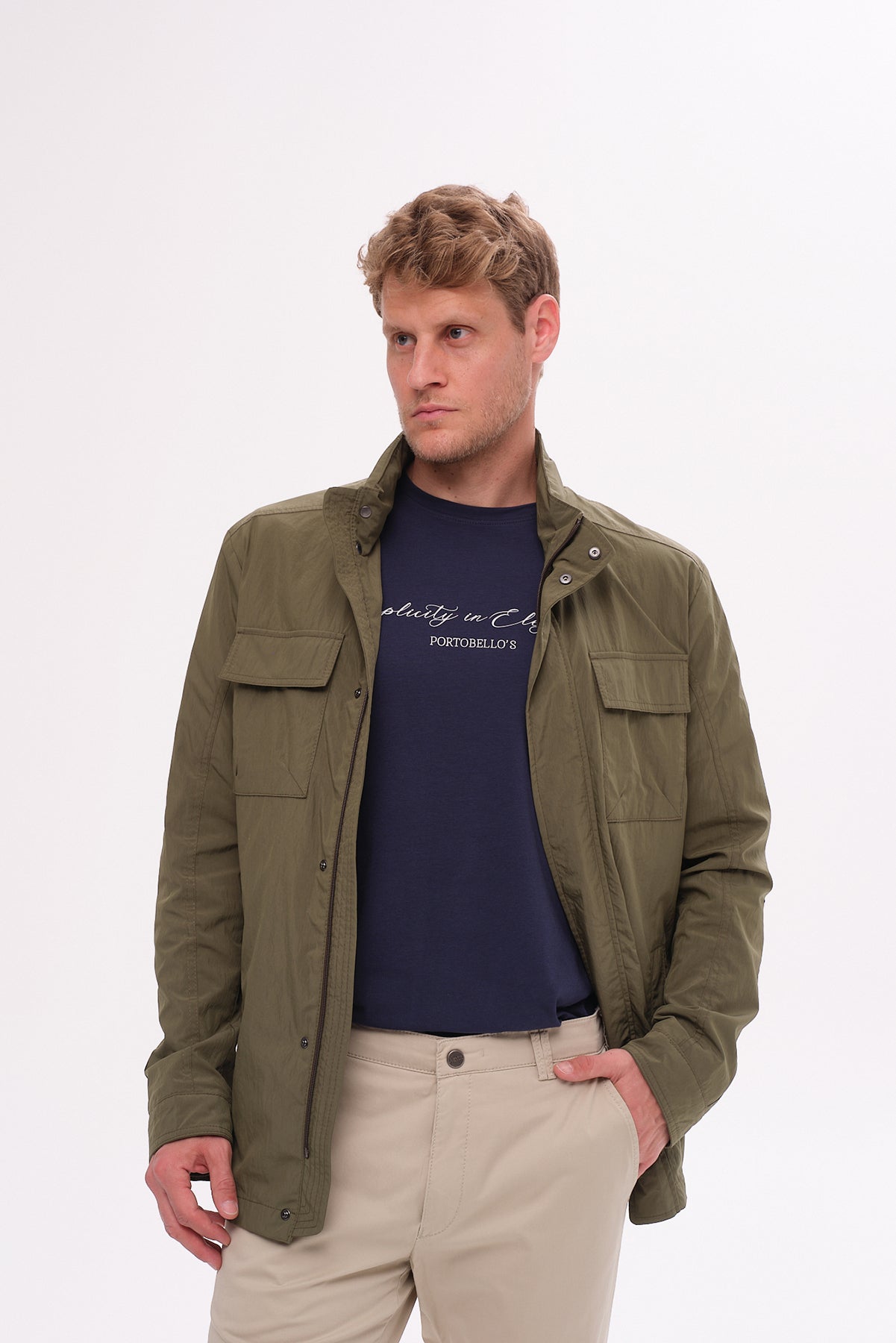 ΑΝΔΡΙΚΟ ΜΠΟΥΦΑΝ PORTOBELLO'S ΣΕ ΛΑΔΙ ΧΡΩΜΑ