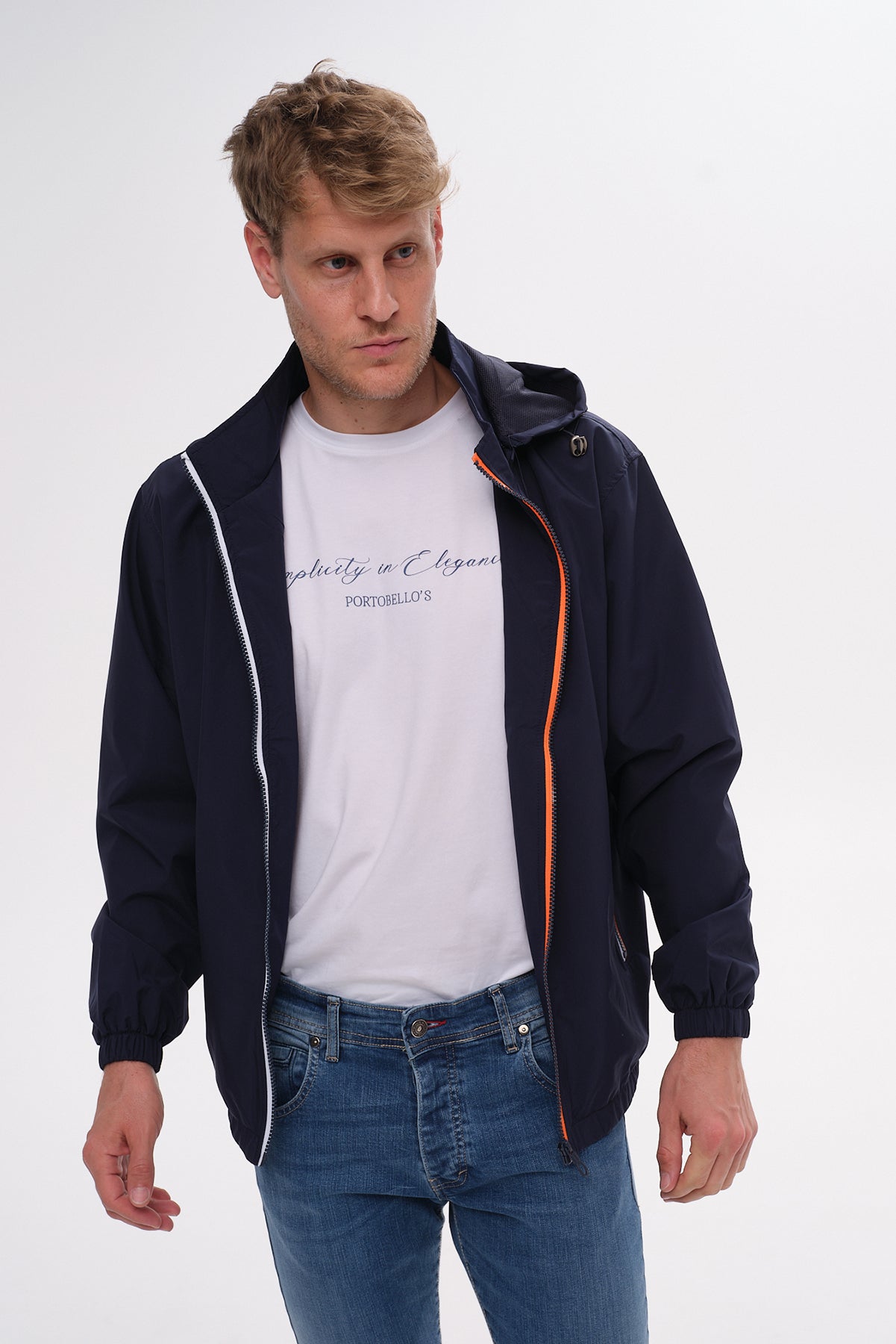 ΑΝΔΡΙΚΟ ΜΠΛΕ ΜΠΟΥΦΑΝ PORTOBELLO'S ΜΕ ΚΟΥΚΟΥΛΑ