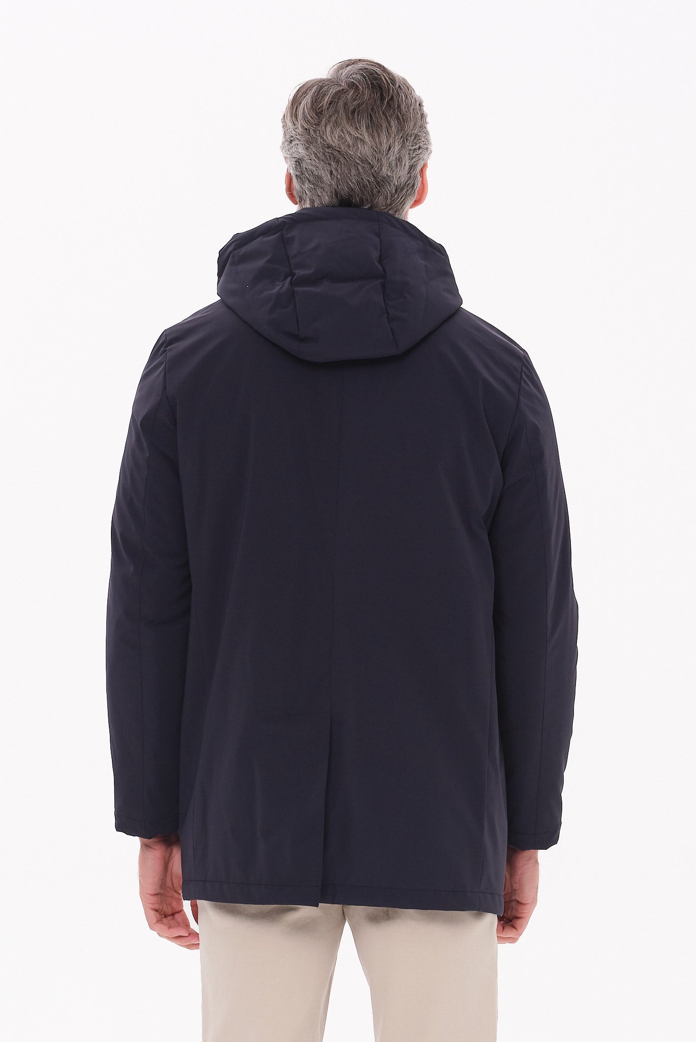 ΑΝΔΡΙΚΟ ΜΠΛΕ ΜΠΟΥΦΑΝ ΜΕ ΑΠΟΣΠΩΜΕΝΗ ΜΟΣΤΡΑ ΚΑΙ ΚΟΥΚΟΥΛΑ PORTOBELLO'S REGULAR FIT