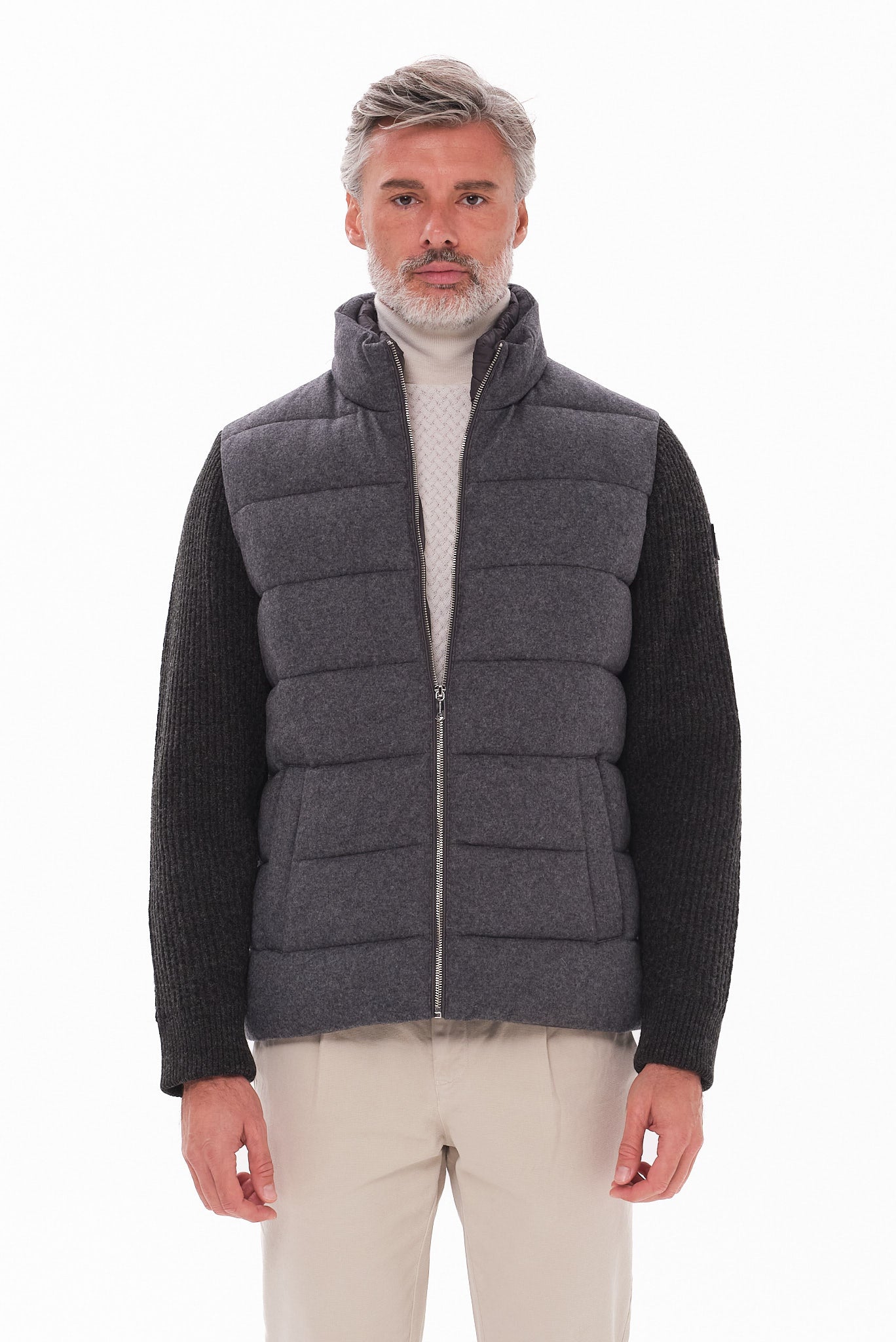 ΑΝΔΡΙΚΟ ΣΚΟΥΡΟ ΓΚΡΙ ΜΠΟΥΦΑΝ MILESTONE REGULAR FIT