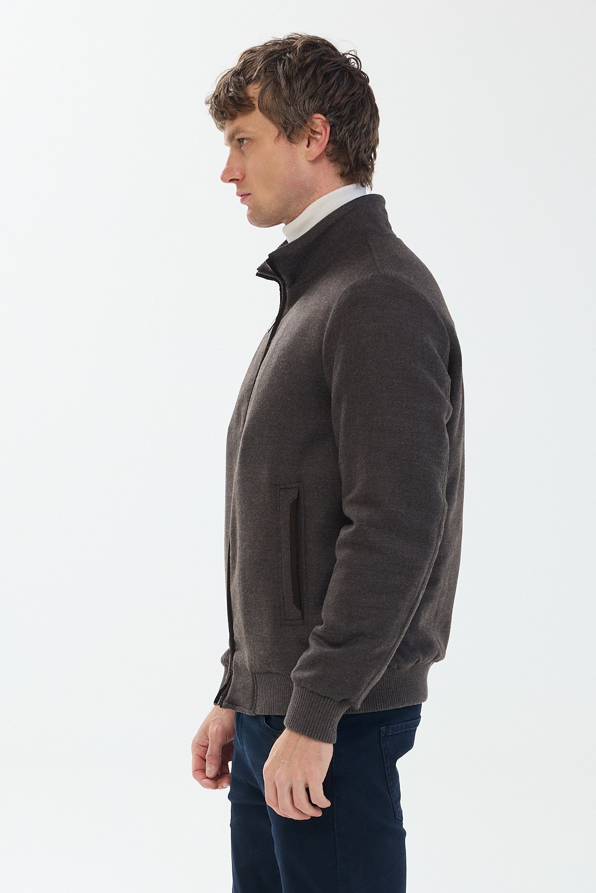 ΑΝΔΡΙΚΟ ΚΑΦΕ ΜΑΛΛΙΝΟ ΤΖΑΚΕΤ PORTOBELLO'S REGULAR FIT