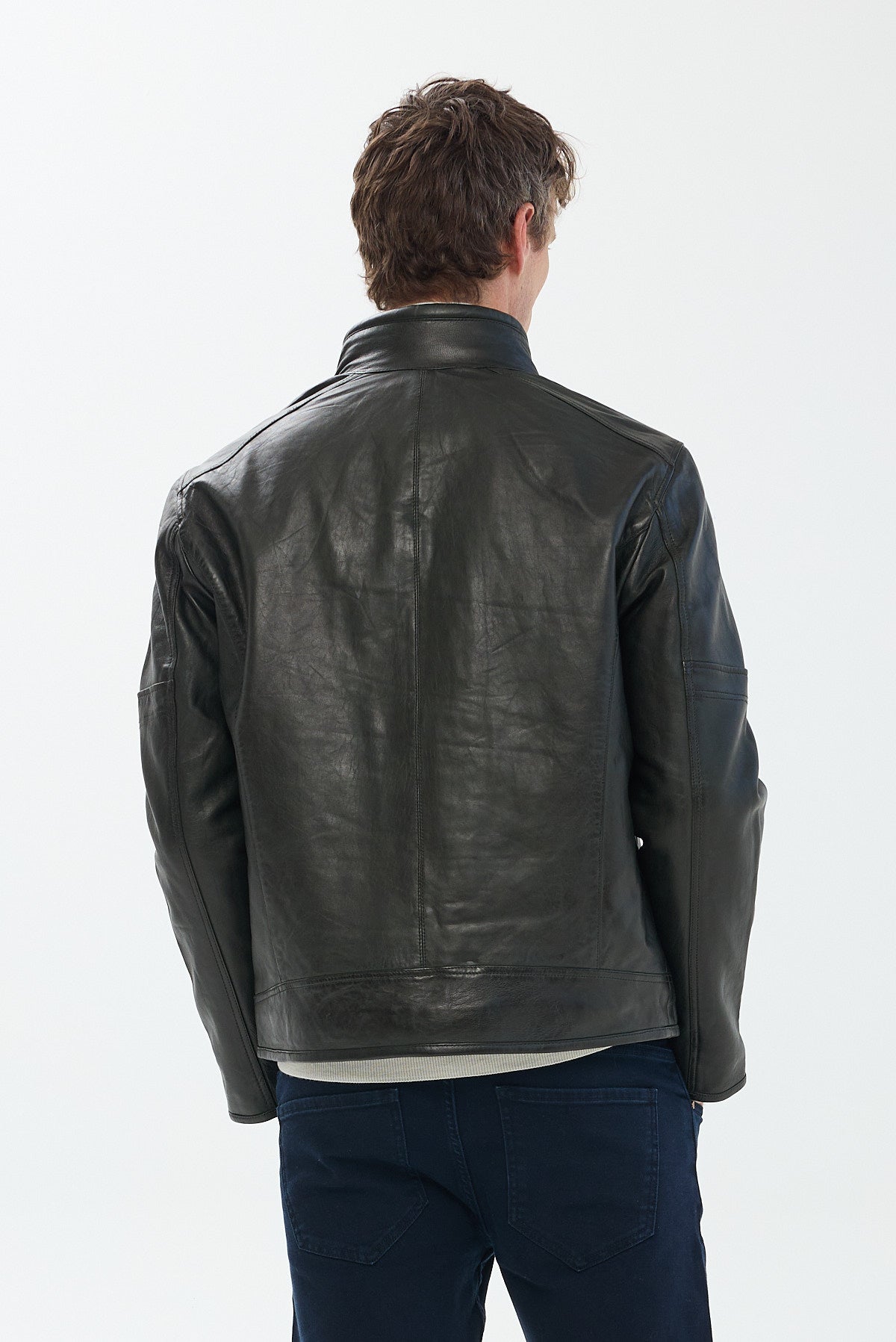 ΑΝΔΡΙΚΟ ΛΑΔΙ ΔΕΡΜΑΤΙΝΟ ΤΖΑΚΕΤ PORTOBELLO'S