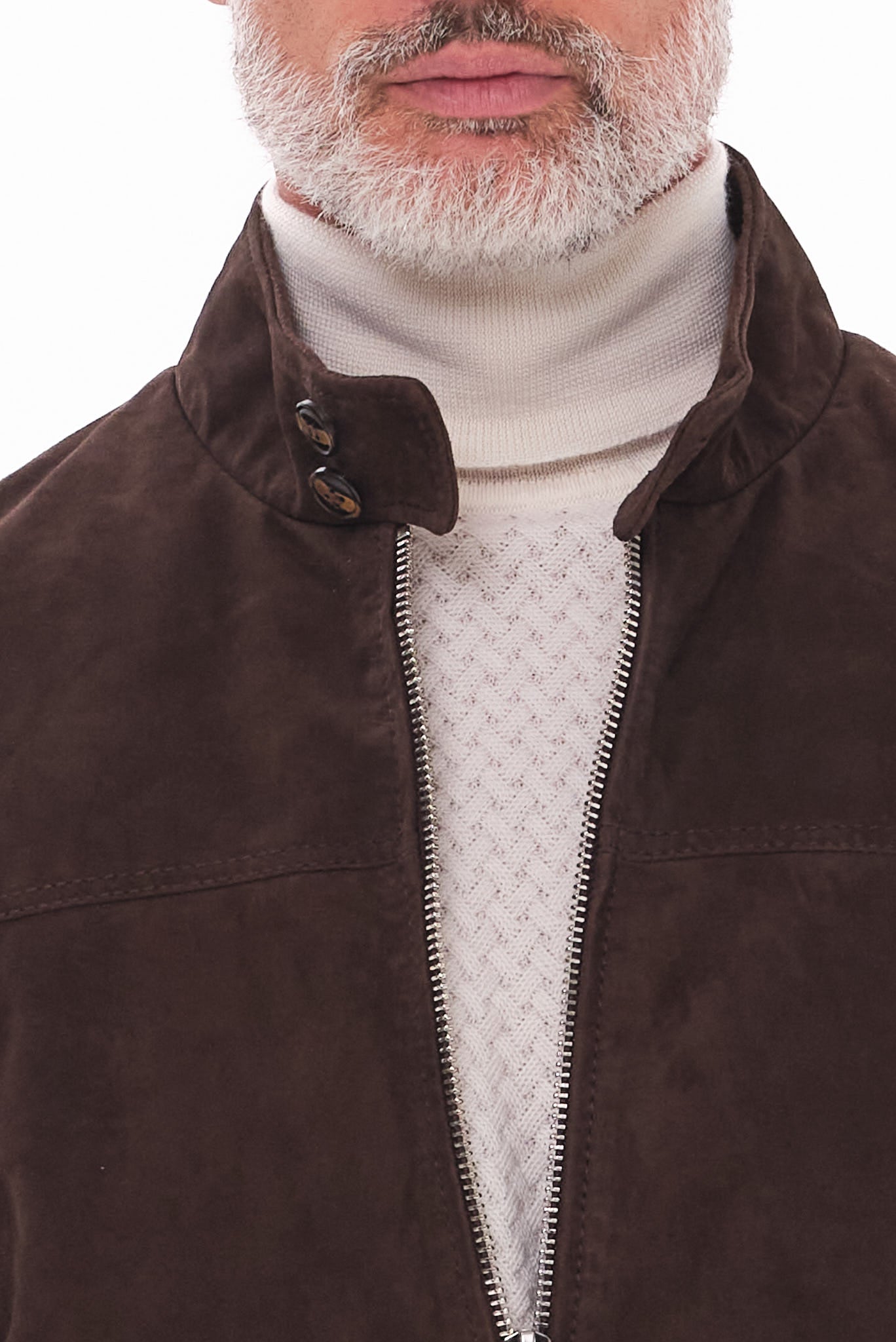 ΑΝΔΡΙΚΟ ΚΑΦΕ ΜΠΛΕ ΔΕΡΜΑΤΙΝΟ SUEDE ΤΖΑΚΕΤ PORTOBELLO'S REGULAR FIT