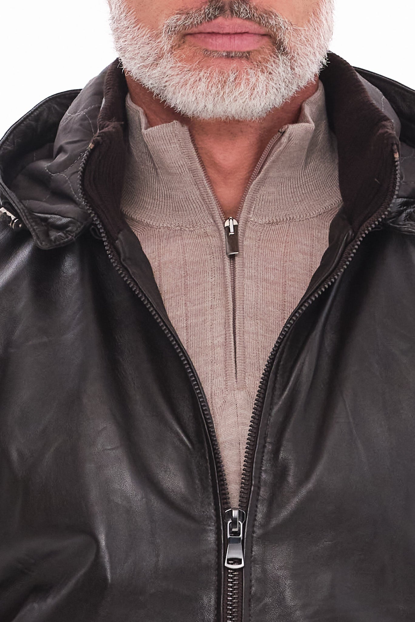 ΑΝΔΡΙΚΟ ΚΑΦΕ ΔΕΡΜΑΤΙΝΟ ΜΠΟΥΦΑΝ PORTOBELLO'S REGULAR FIT