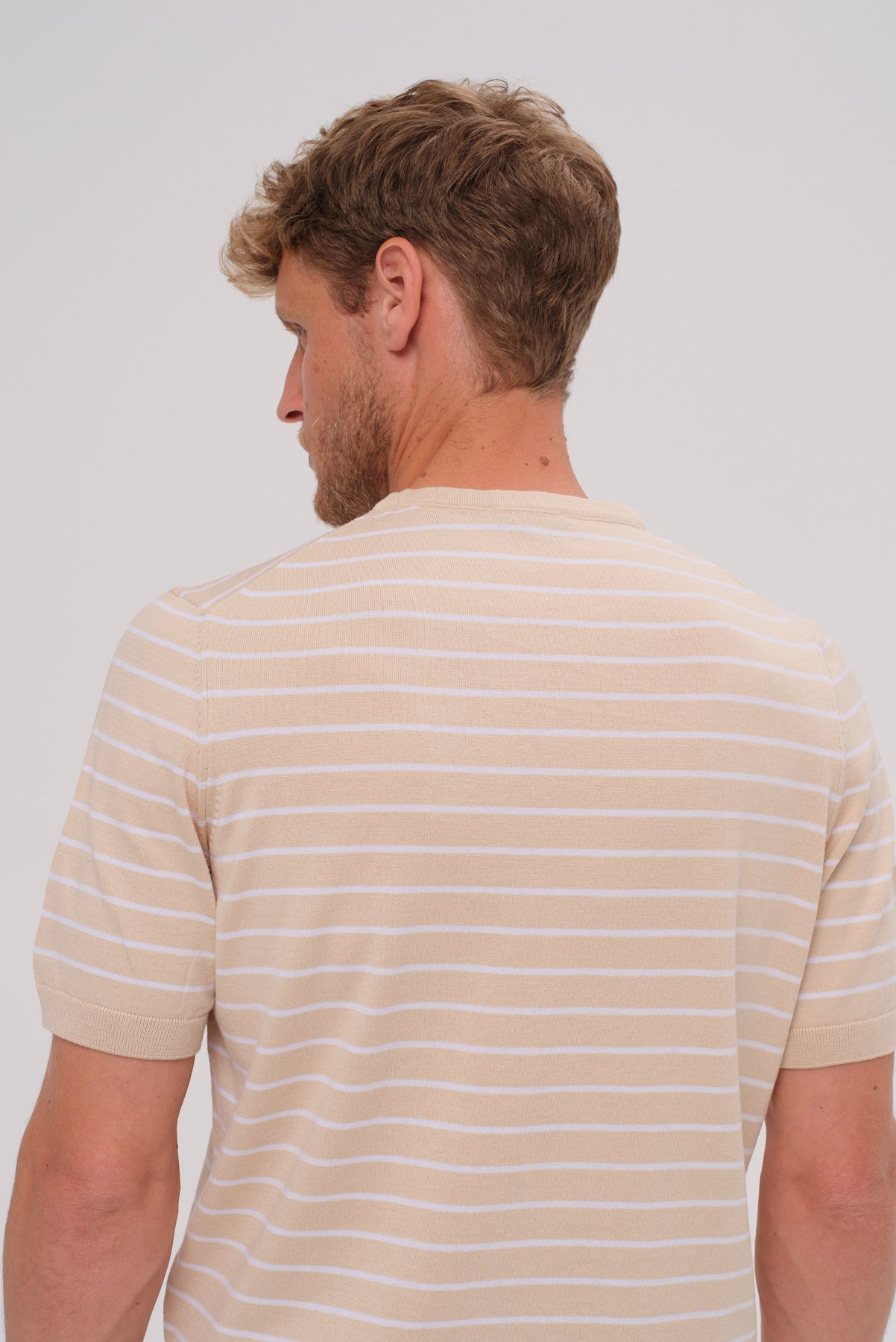 ΑΝΔΡΙΚΟ T-SHIRT ΜΑΡΙΝΙΕΡΑ ΣΕ ΜΠΕΖ ΧΡΩΜΑ PORTOBELLO'S