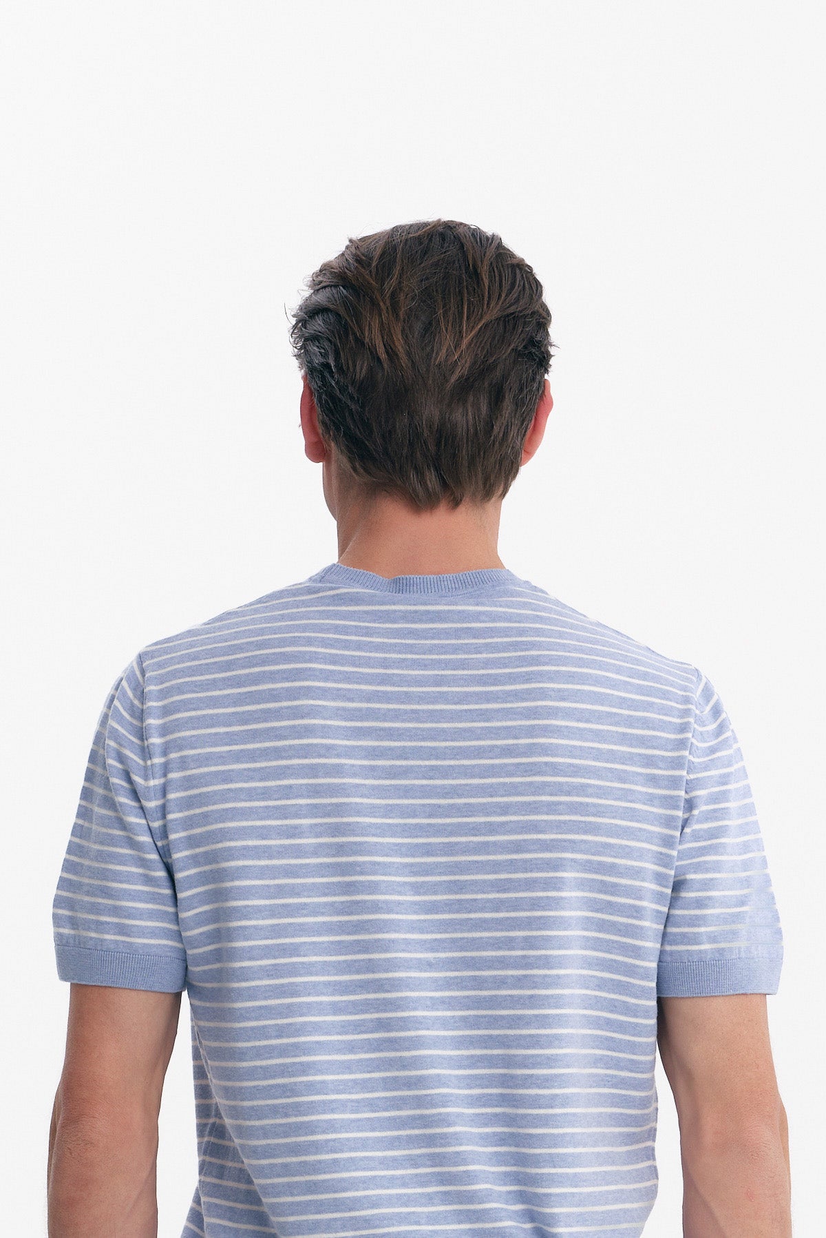 ΑΝΔΡΙΚΟ ΡΙΓΕ ΣΙΕΛ ΠΛΕΚΤΟ ΚΟΝΤΟΜΑΝΙΚΟ T-SHIRT ΜΑΡΙΝΙΕΡΑ PORTOBELLO'S