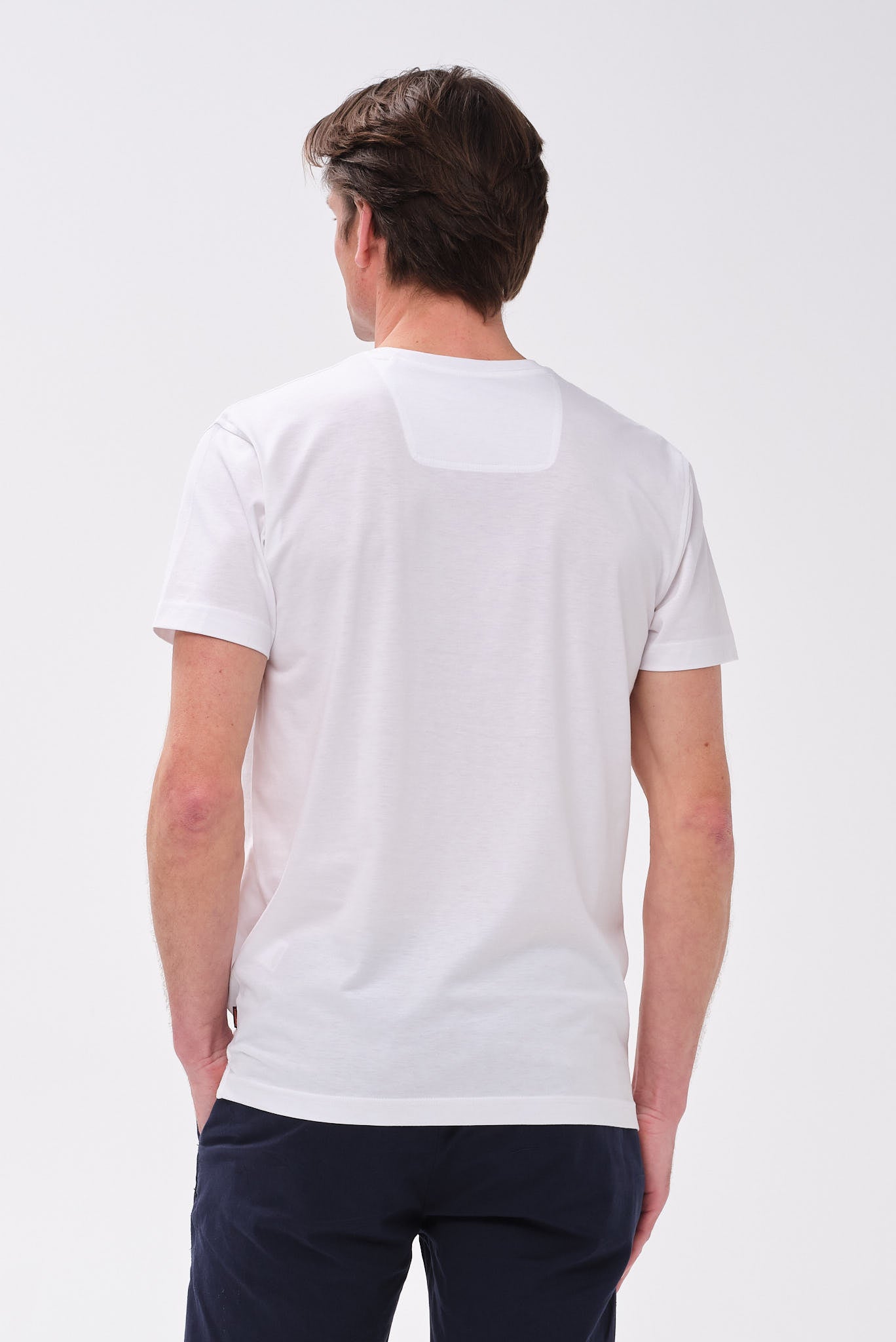 PORTOBELLO'S ΛΕΥΚΟ PIMA COTTON T-SHIRT - PREMIUM ESSENTIAL EDITION