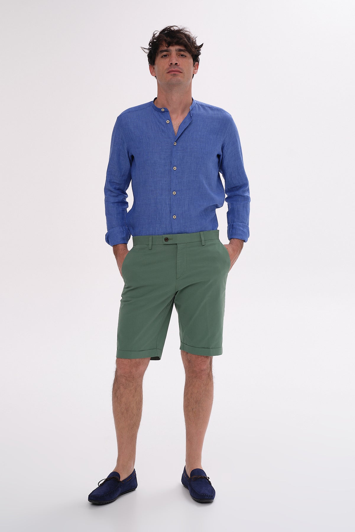 ΑΝΔΡΙΚΗ ΠΡΑΣΙΝΗ ΒΕΡΜΟΥΔΑ CHINOS PORTOBELLO'S SLIM FIT