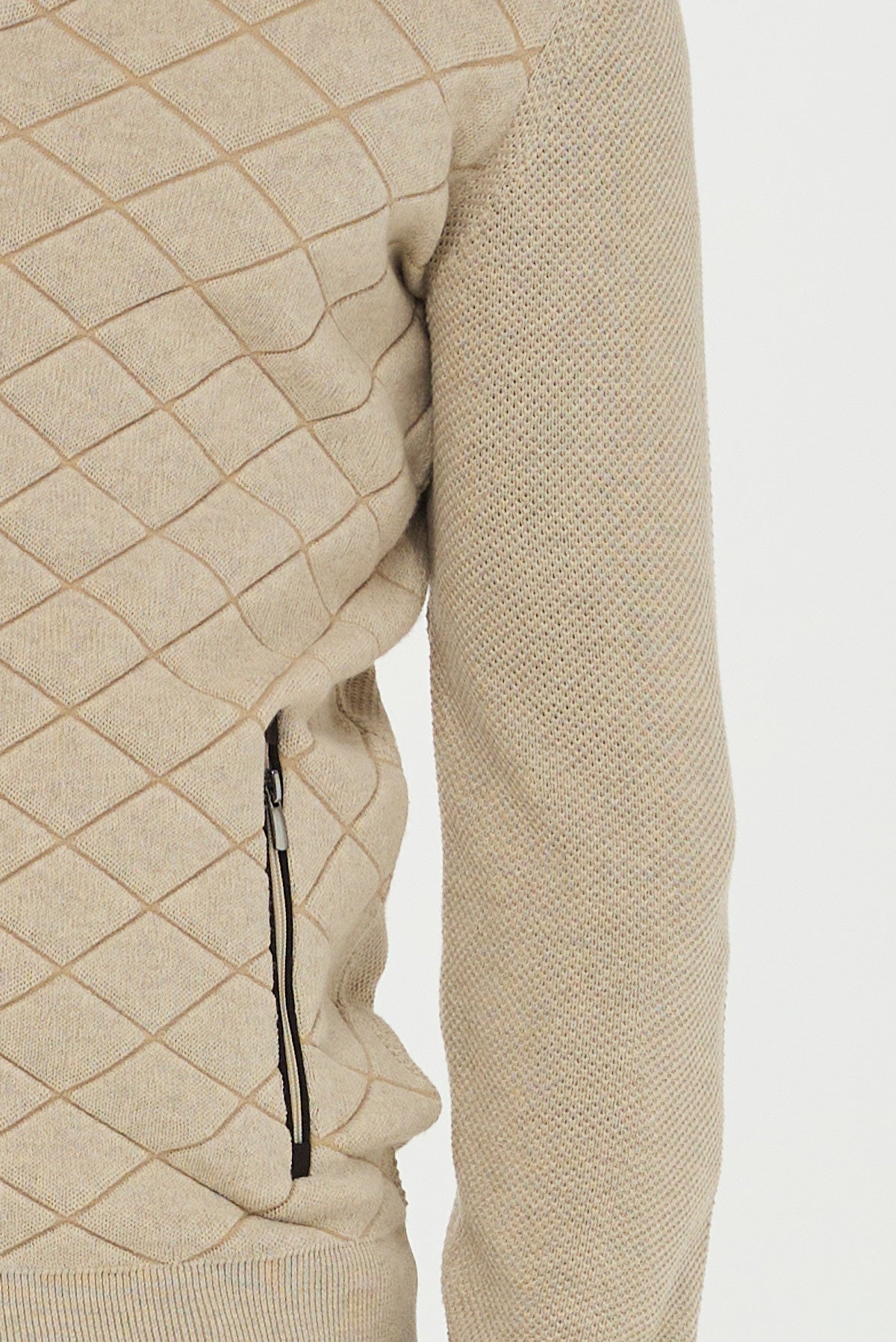 ΑΝΔΡΙΚΗ ΜΠΕΖ ΖΑΚΕΤΑ CARDIGAN PORTOBELLO'S ΜΕ ΚΑΠΙΤΟΝΕ ΣΧΕΔΙΟ REGULAR FIT