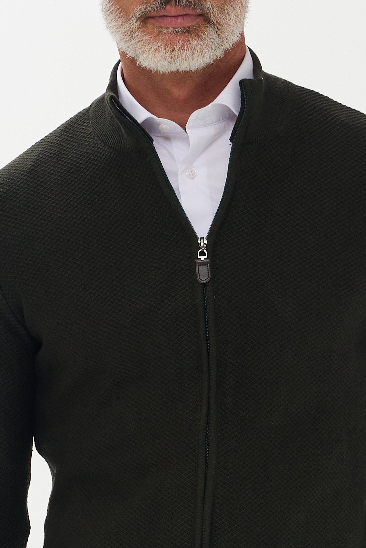 ΑΝΔΡΙΚΗ ΖΑΚΕΤΑ CARDIGAN PORTOBELLO'S ΣΕ ΛΑΔΙ ΧΡΩΜΑ REGULAR FIT