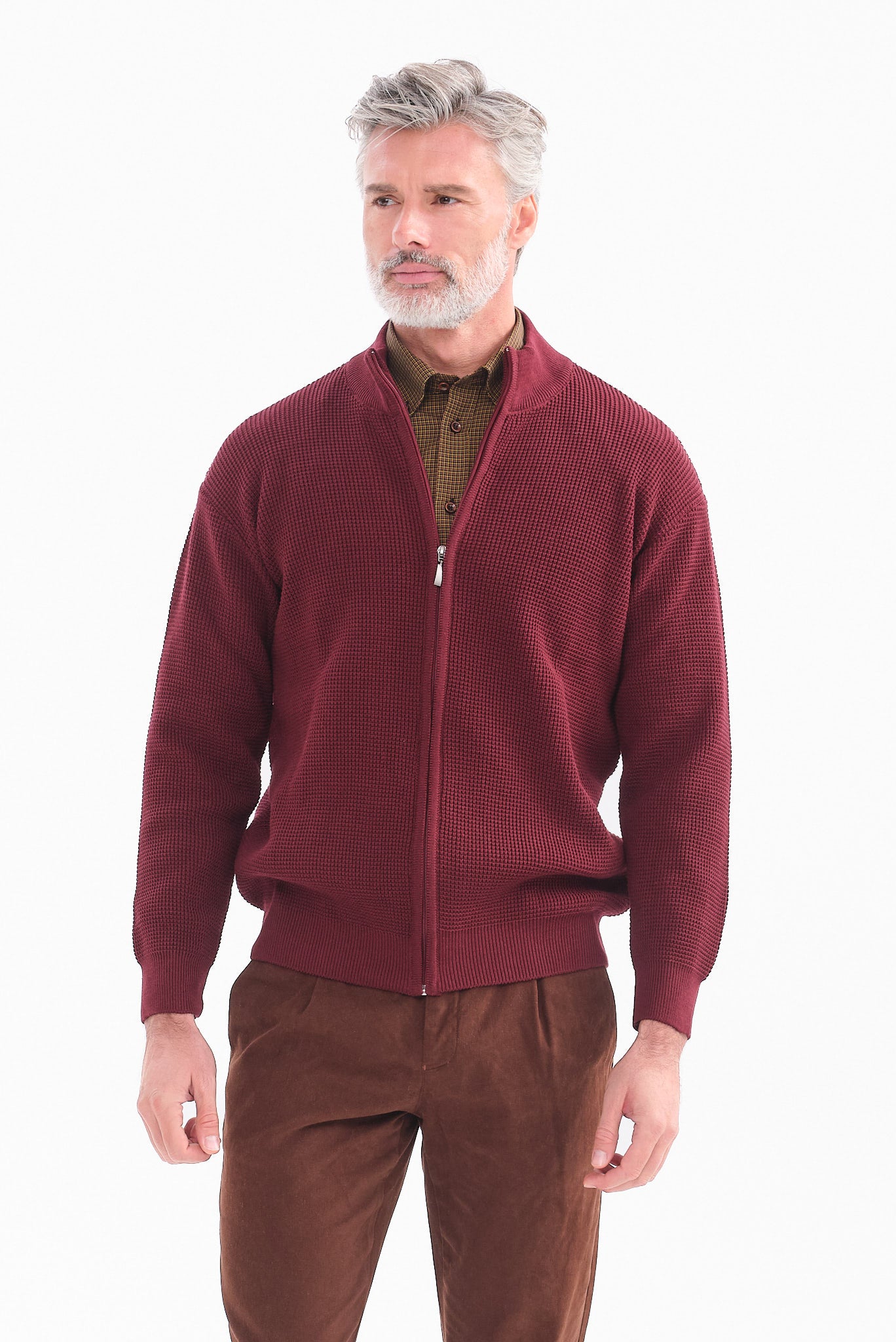 ΑΝΔΡΙΚΗ ΖΑΚΕΤΑ ΜΠΟΡΝΤΟ CARDIGAN PORTOBELLO'S REGULAR FIT