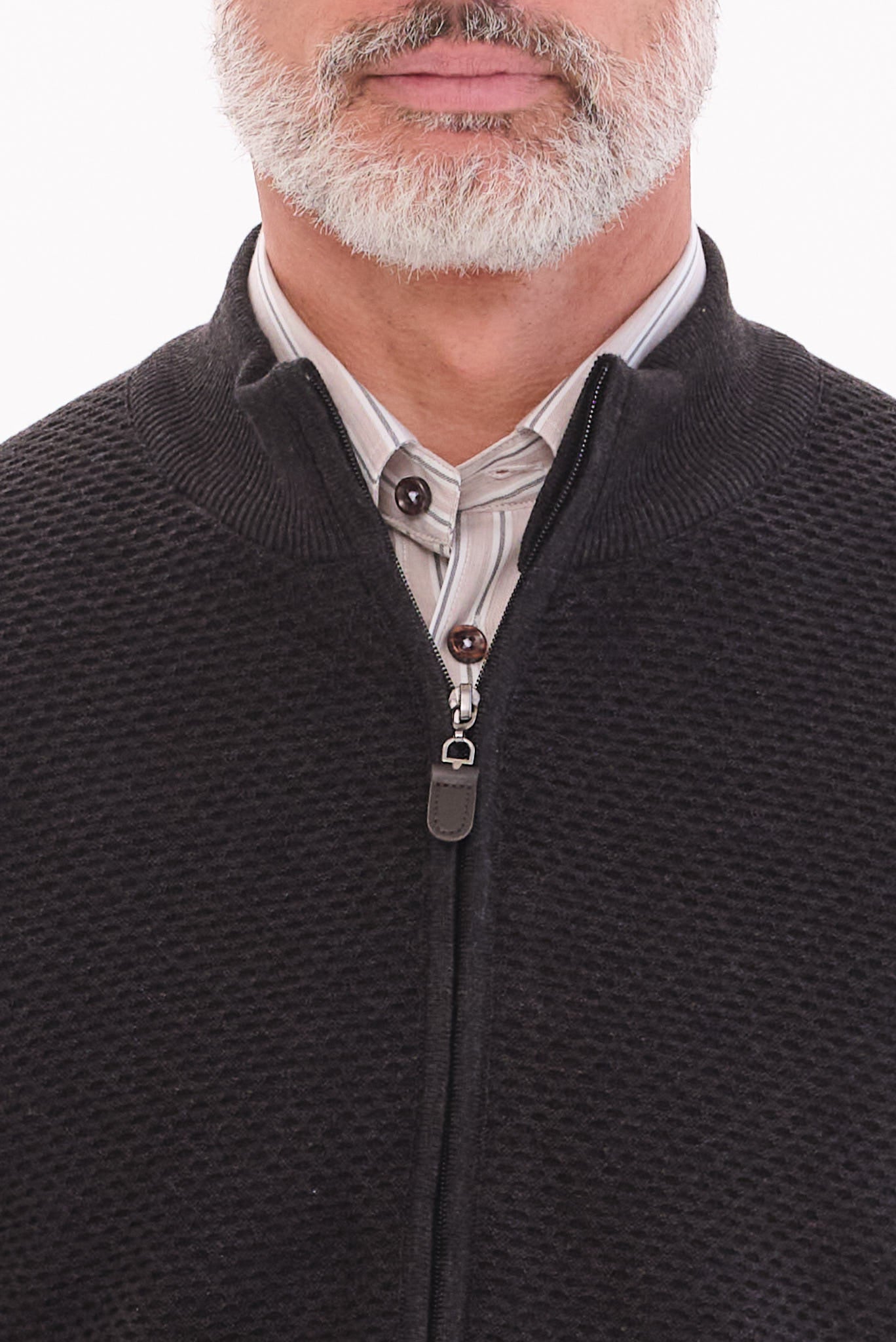 ΑΝΔΡΙΚΗ ΖΑΚΕΤΑ ΣΤΟ ΧΡΩΜΑ ΤΟΥ ΓΡΑΦΙΤΗ CARDIGAN LES GENT'S REGULAR FIT