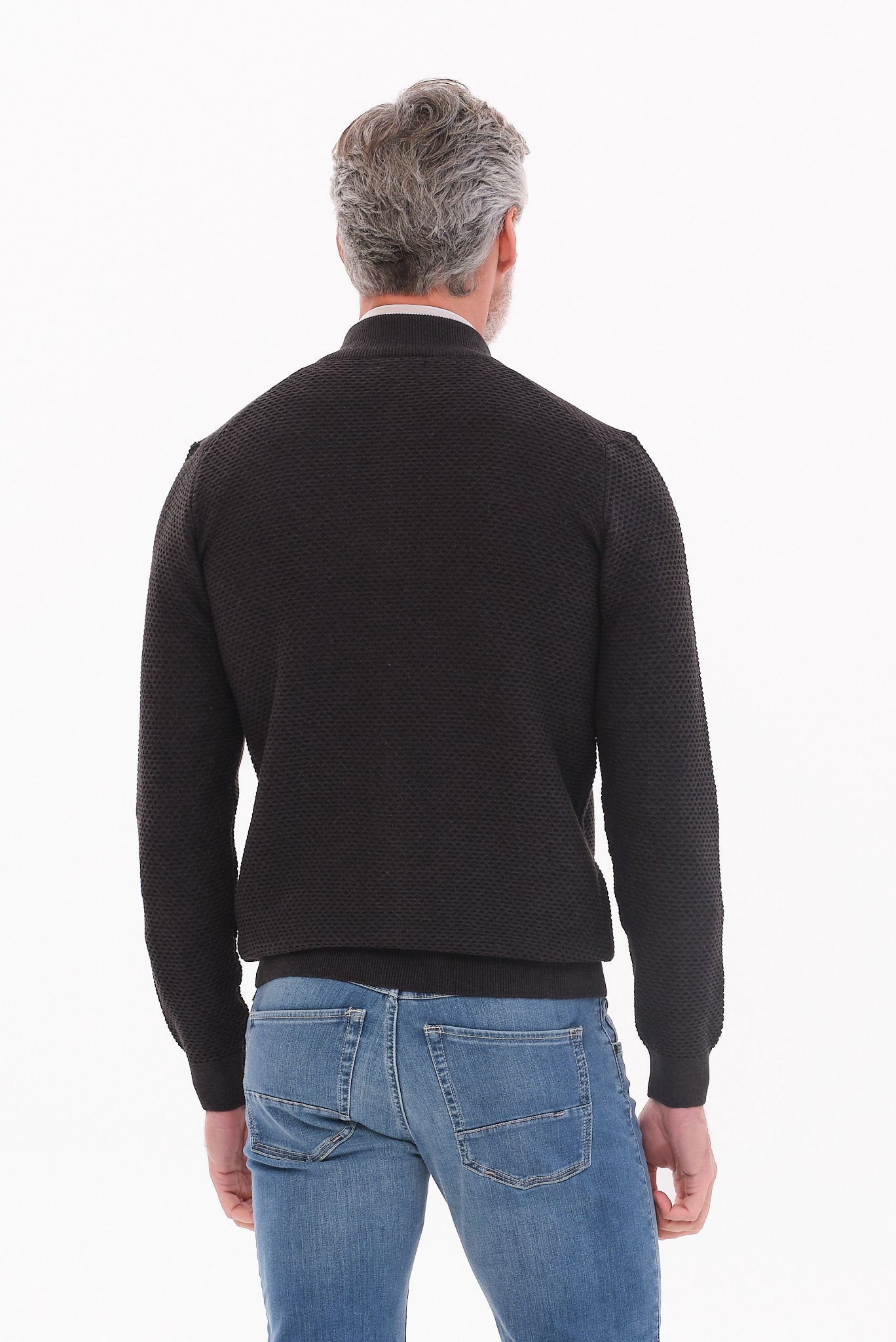 ΑΝΔΡΙΚΗ ΖΑΚΕΤΑ ΣΤΟ ΧΡΩΜΑ ΤΟΥ ΓΡΑΦΙΤΗ CARDIGAN LES GENT'S REGULAR FIT