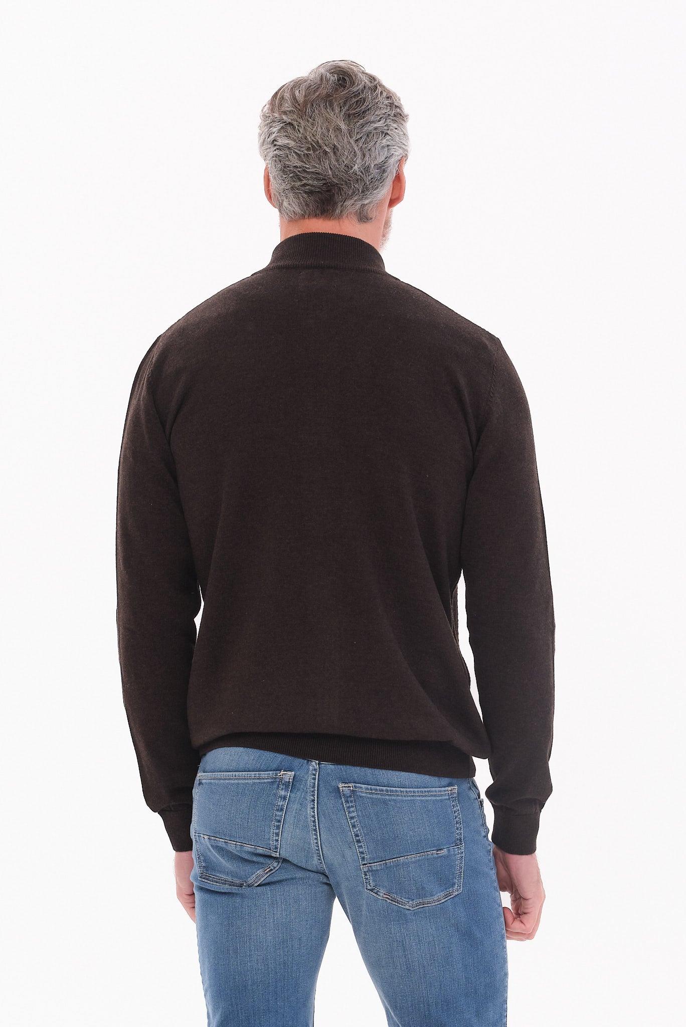 ΑΝΔΡΙΚΗ ΖΑΚΕΤΑ ΚΑΦΕ CARDIGAN LES GENT'S REGULAR FIT ΜΕ ΜΙΚΡΟΣΧΕΔΙΟ