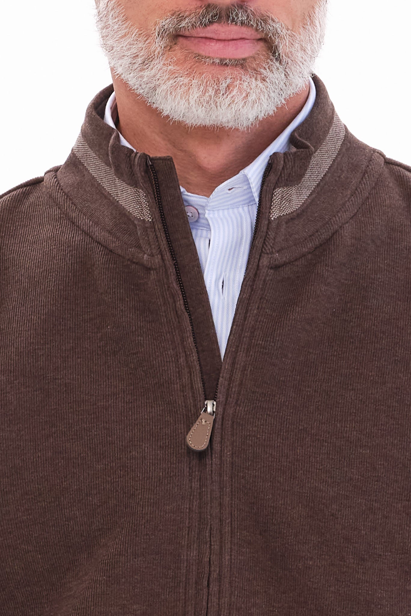 ΑΝΔΡΙΚΗ ΚΑΦΕ ΖΑΚΕΤΑ CARDIGAN PORTOBELLO'S REGULAR FIT