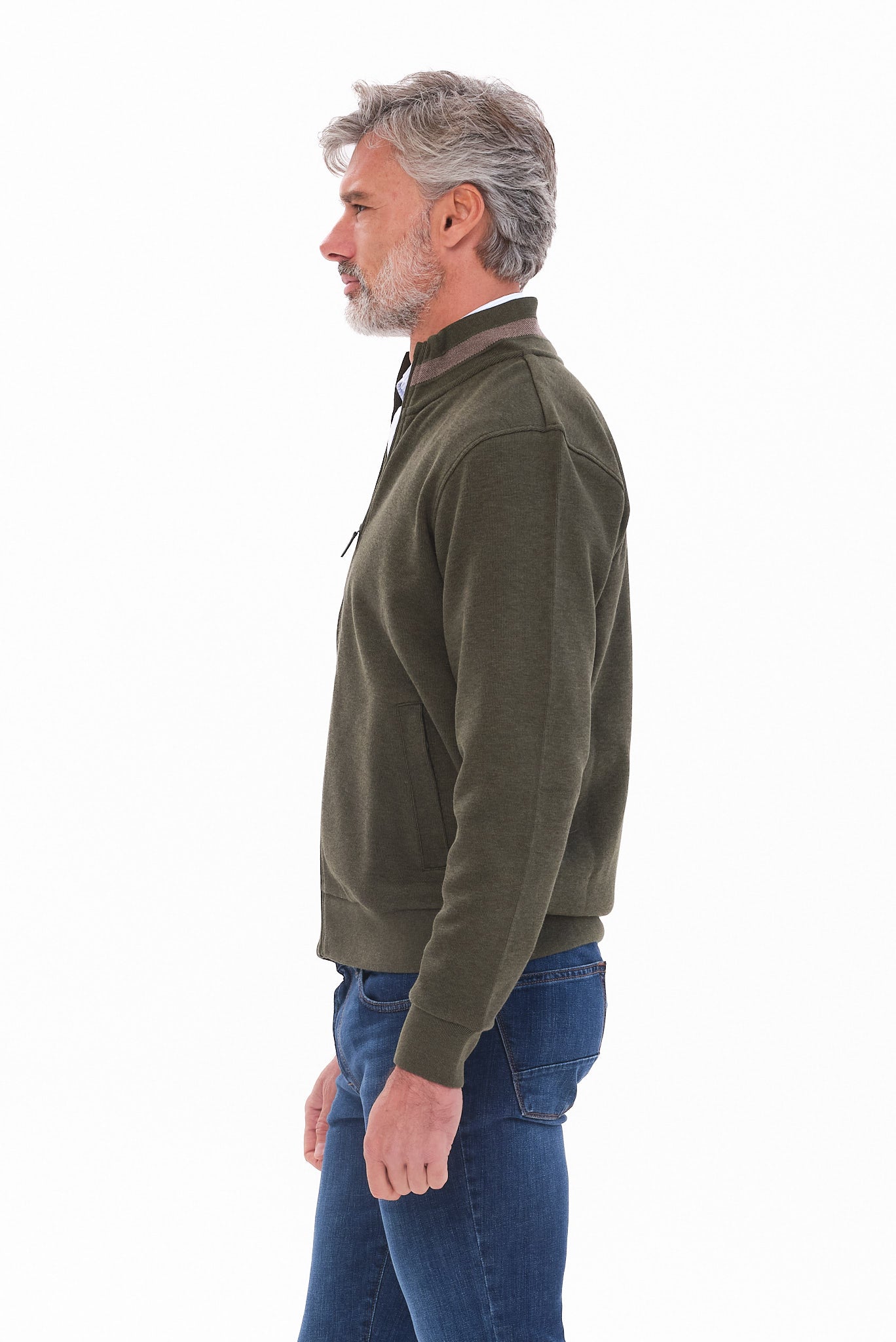 ΑΝΔΡΙΚΗ ΛΑΔΙ ΖΑΚΕΤΑ CARDIGAN PORTOBELLO'S REGULAR FIT