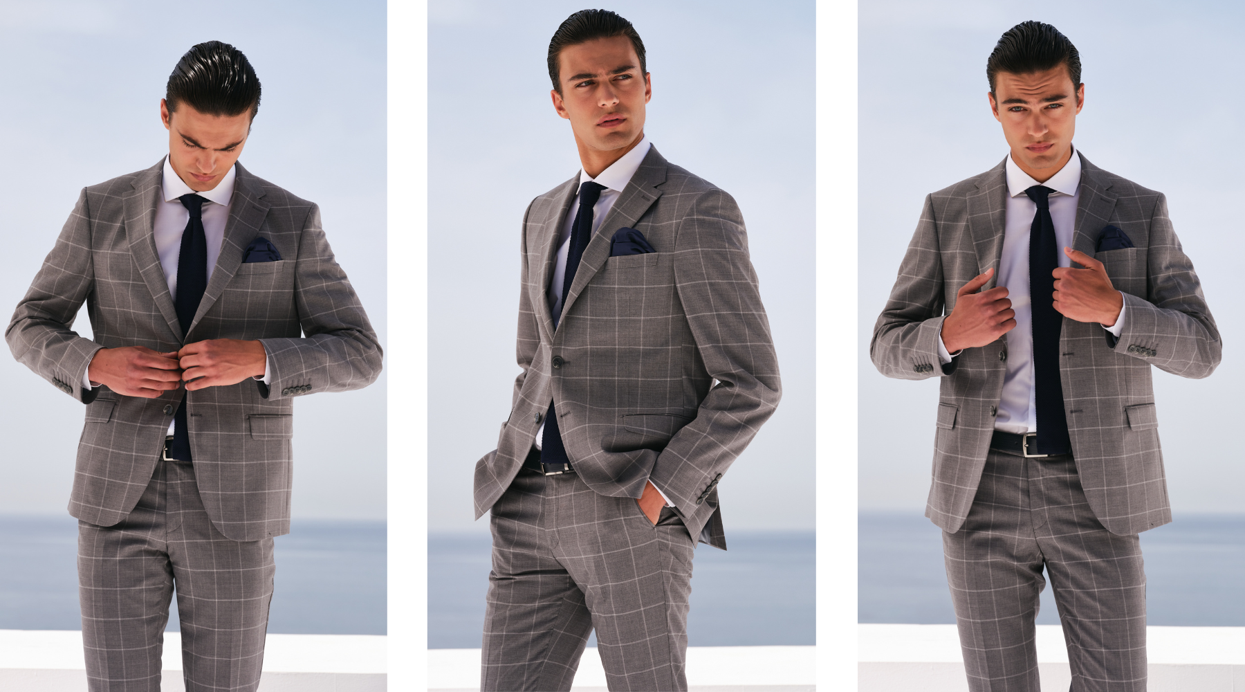 λευκό πουκάμισο ανδρικό slim fit με κοστούμι