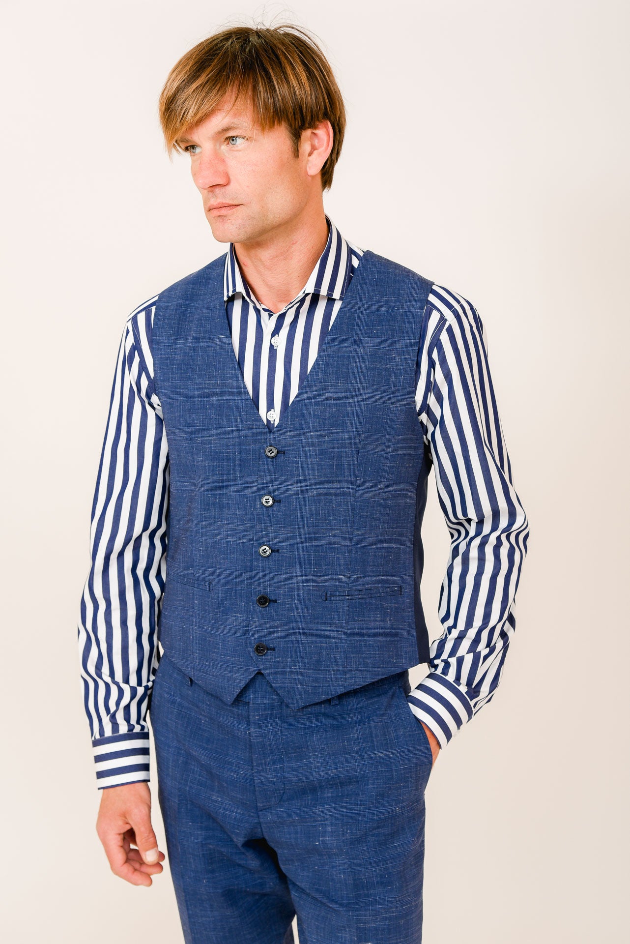 ΑΝΔΡΙΚΟ ΓΙΛΕΚΟ PORTOBELLO'S RAF ΜΕ PRINCE OF WALLES ΣΧΕΔΙΟ