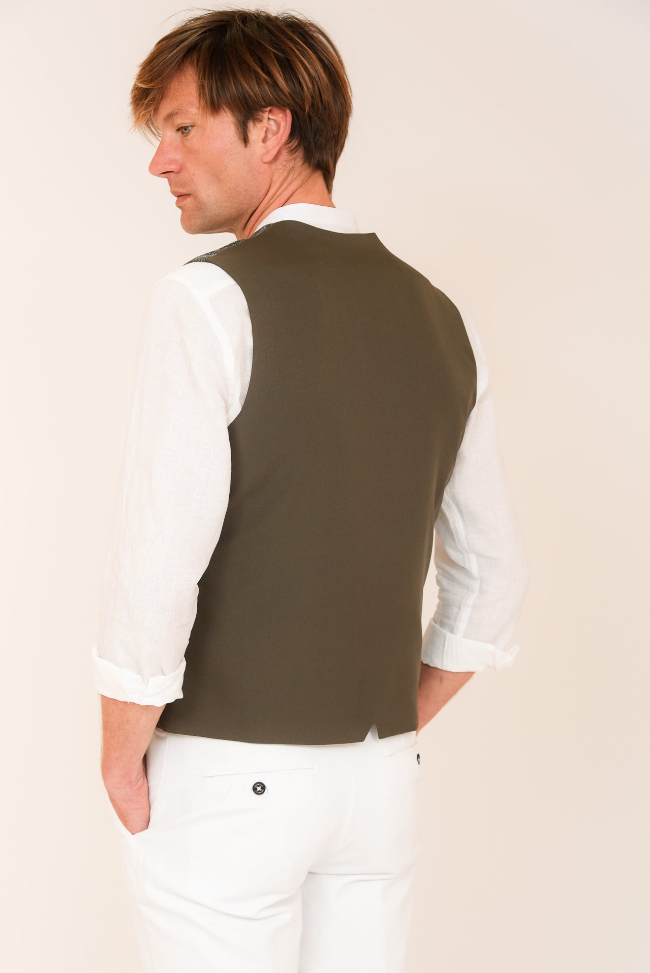 ΑΝΔΡΙΚΟ ΓΙΛΕΚΟ PORTOBELLO'S ΛΑΔΙ ΣΕ WINDOWPANE ΣΧΕΔΙΟ