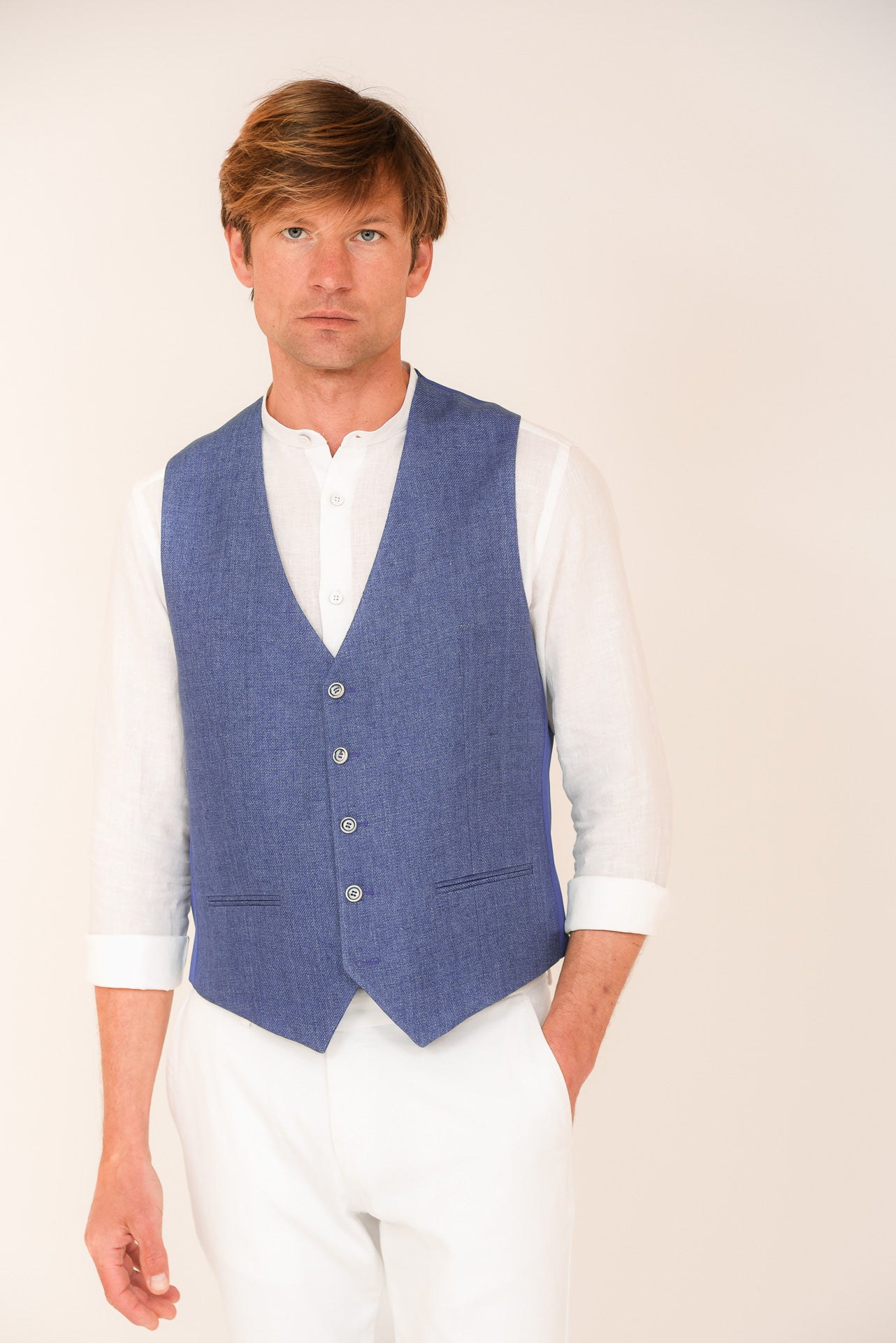 ΑΝΔΡΙΚΟ ΓΙΛΕΚΟ PORTOBELLO'S ΣΕ ΤΖΙΝ ΑΠΟΧΡΩΣΗ ΚΑΙ ΥΦΑΣΜΑ LEOMASTER