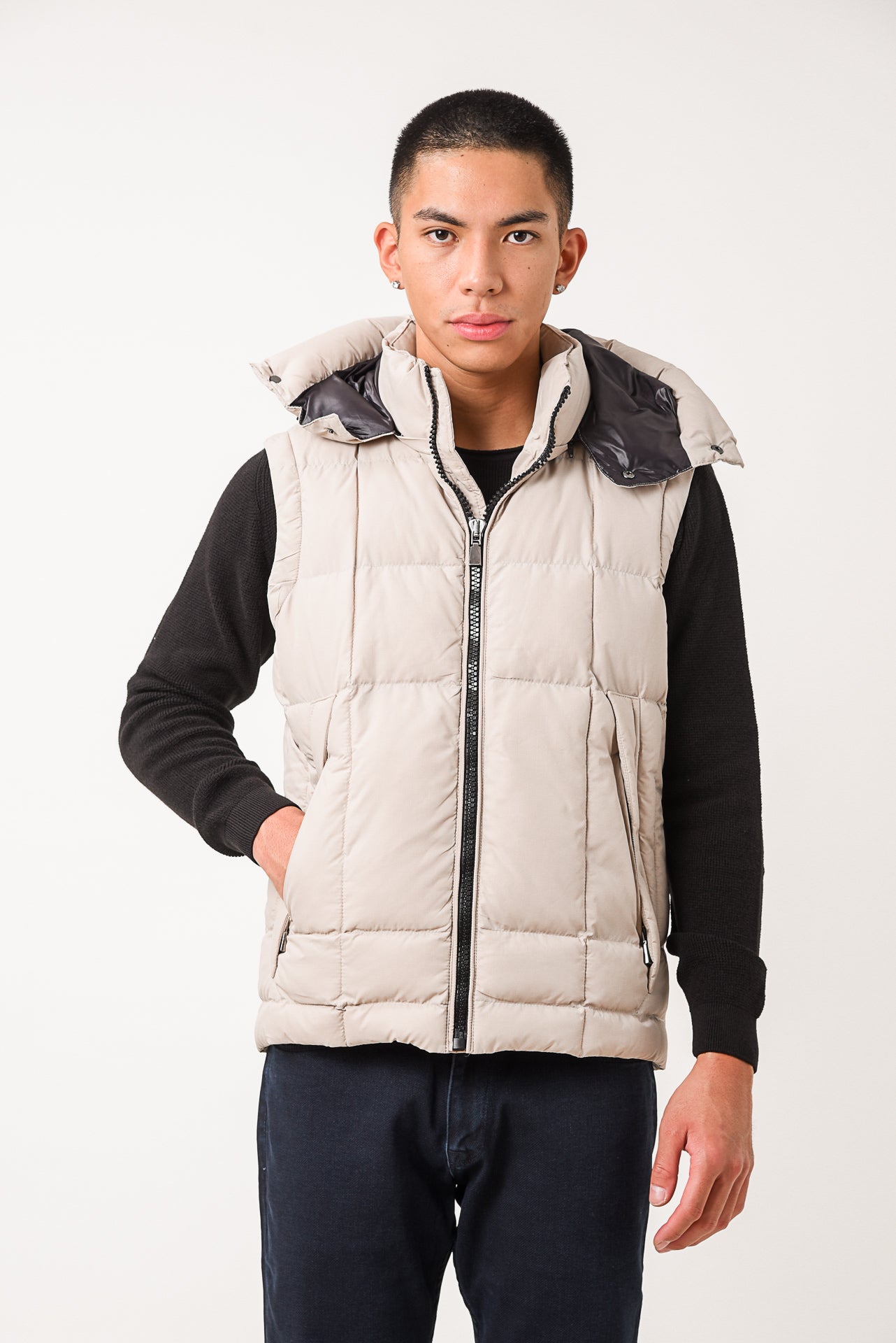 ΑΝΔΡΙΚΟ ΜΠΟΥΦΑΝ ΑΜΑΝΙΚΟ-ΓΙΛΕΚΟ PORTOBELLO'S ΣΕ ΜΠΕΖ ΑΠΟΧΡΩΣΗ