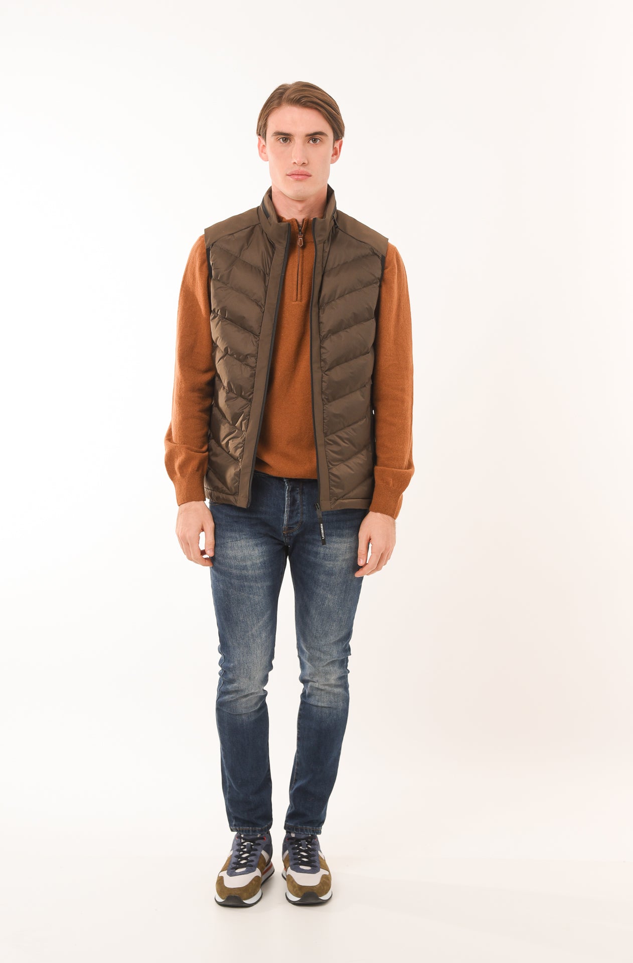 ΑΝΔΡΙΚΟ ΜΠΟΥΦΑΝ ΑΜΑΝΙΚΟ-ΓΙΛΕΚΟ PORTOBELLO'S ΛΑΔΙ ΜΕ ΛΕΠΤΟΜΕΡΕΙΕΣ ΣΤΟΥΣ ΩΜΟΥΣ