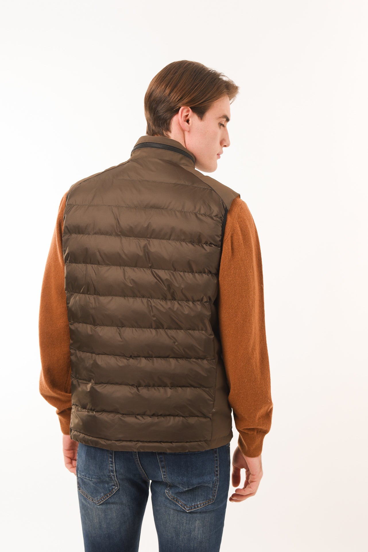 ΑΝΔΡΙΚΟ ΜΠΟΥΦΑΝ ΑΜΑΝΙΚΟ-ΓΙΛΕΚΟ PORTOBELLO'S ΛΑΔΙ ΜΕ ΛΕΠΤΟΜΕΡΕΙΕΣ ΣΤΟΥΣ ΩΜΟΥΣ