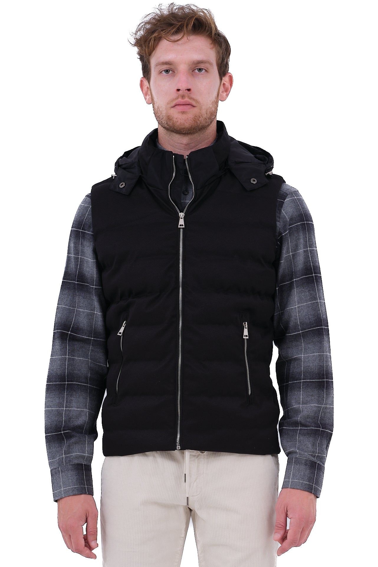 ΑΝΔΡΙΚΟ ΜΑΥΡΟ ΜΠΟΥΦΑΝ ΓΙΛΕΚΟ PORTOBELLO'S ΜΕ ΚΟΥΚΟΥΛΑ