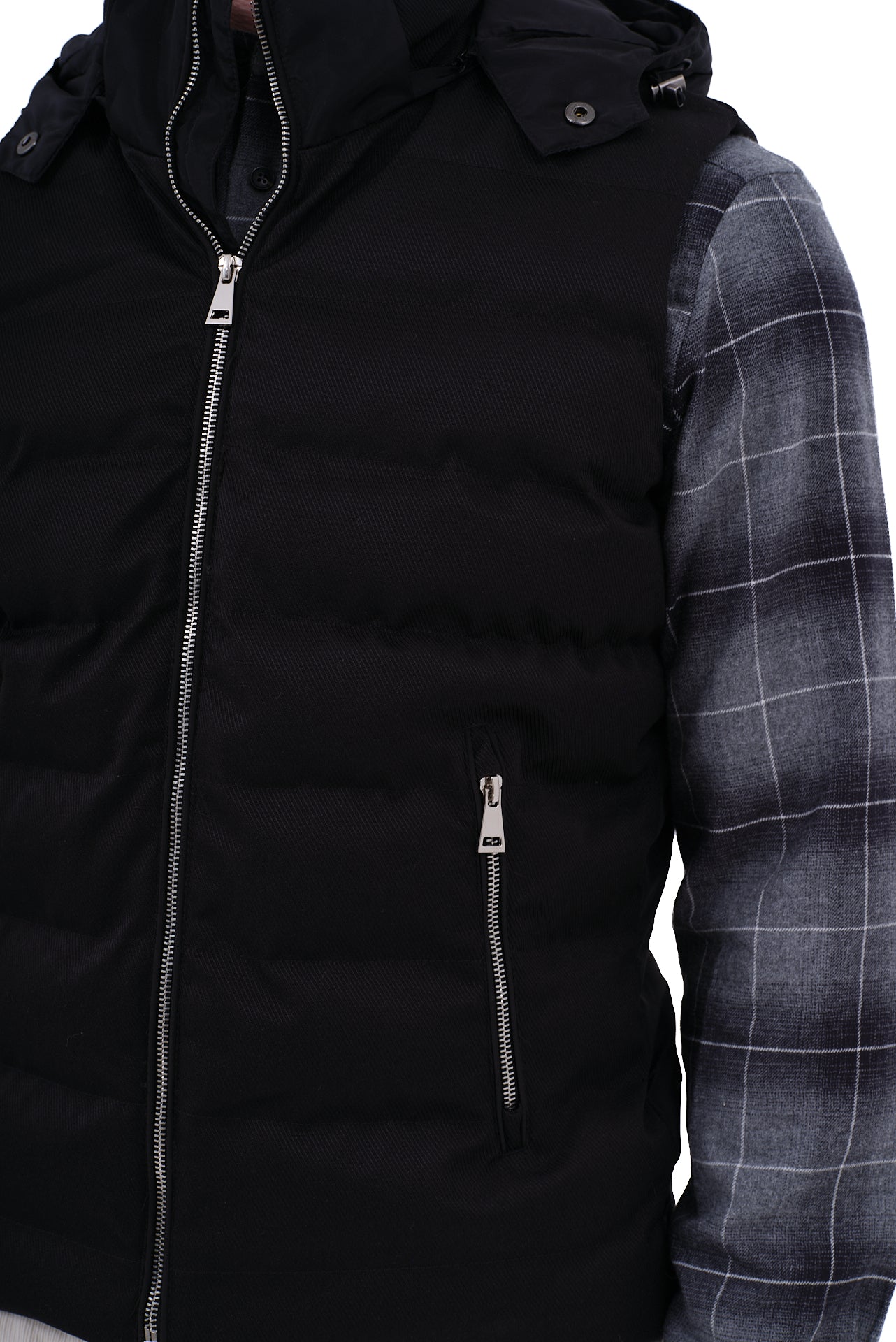 ΑΝΔΡΙΚΟ ΜΑΥΡΟ ΜΠΟΥΦΑΝ ΓΙΛΕΚΟ PORTOBELLO'S ΜΕ ΚΟΥΚΟΥΛΑ