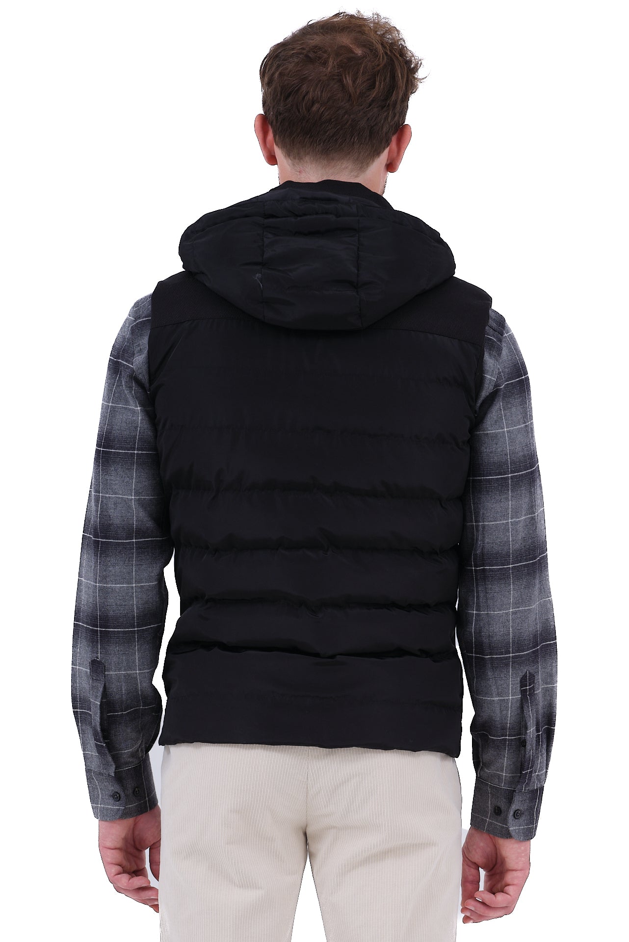 ΑΝΔΡΙΚΟ ΜΑΥΡΟ ΜΠΟΥΦΑΝ ΓΙΛΕΚΟ PORTOBELLO'S ΜΕ ΚΟΥΚΟΥΛΑ