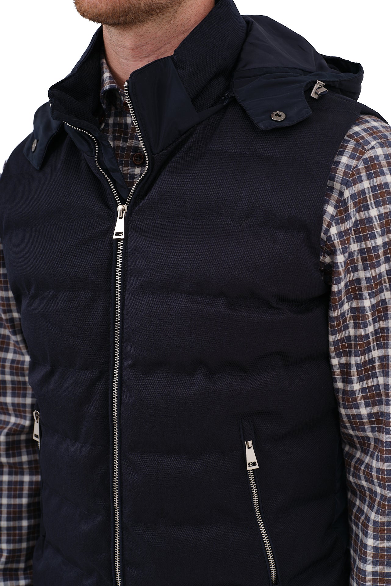 ΑΝΔΡΙΚΟ ΜΠΛΕ ΜΠΟΥΦΑΝ ΓΙΛΕΚΟ PORTOBELLO'S ΜΕ ΚΟΥΚΟΥΛΑ