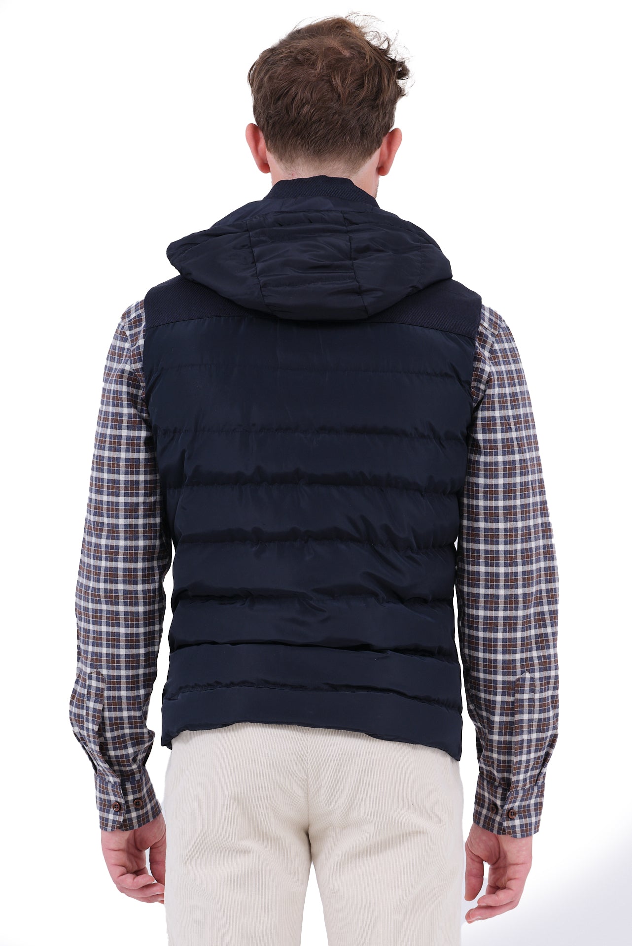 ΑΝΔΡΙΚΟ ΜΠΛΕ ΜΠΟΥΦΑΝ ΓΙΛΕΚΟ PORTOBELLO'S ΜΕ ΚΟΥΚΟΥΛΑ