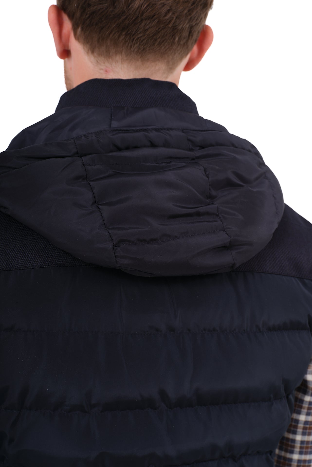 ΑΝΔΡΙΚΟ ΜΠΛΕ ΜΠΟΥΦΑΝ ΓΙΛΕΚΟ PORTOBELLO'S ΜΕ ΚΟΥΚΟΥΛΑ