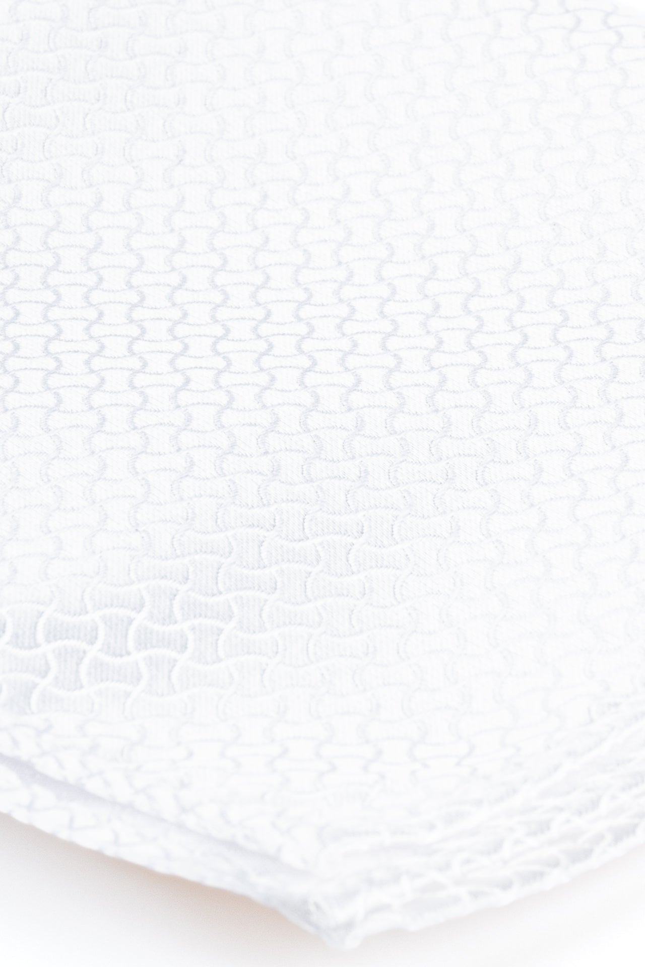 ΑΝΔΡΙΚΟ ΜΑΝΤΗΛΙ ΠΟΣΕΤ PORTOBELLO'S ΛΕΥΚΟ με ανάγλυφο σχέδιο