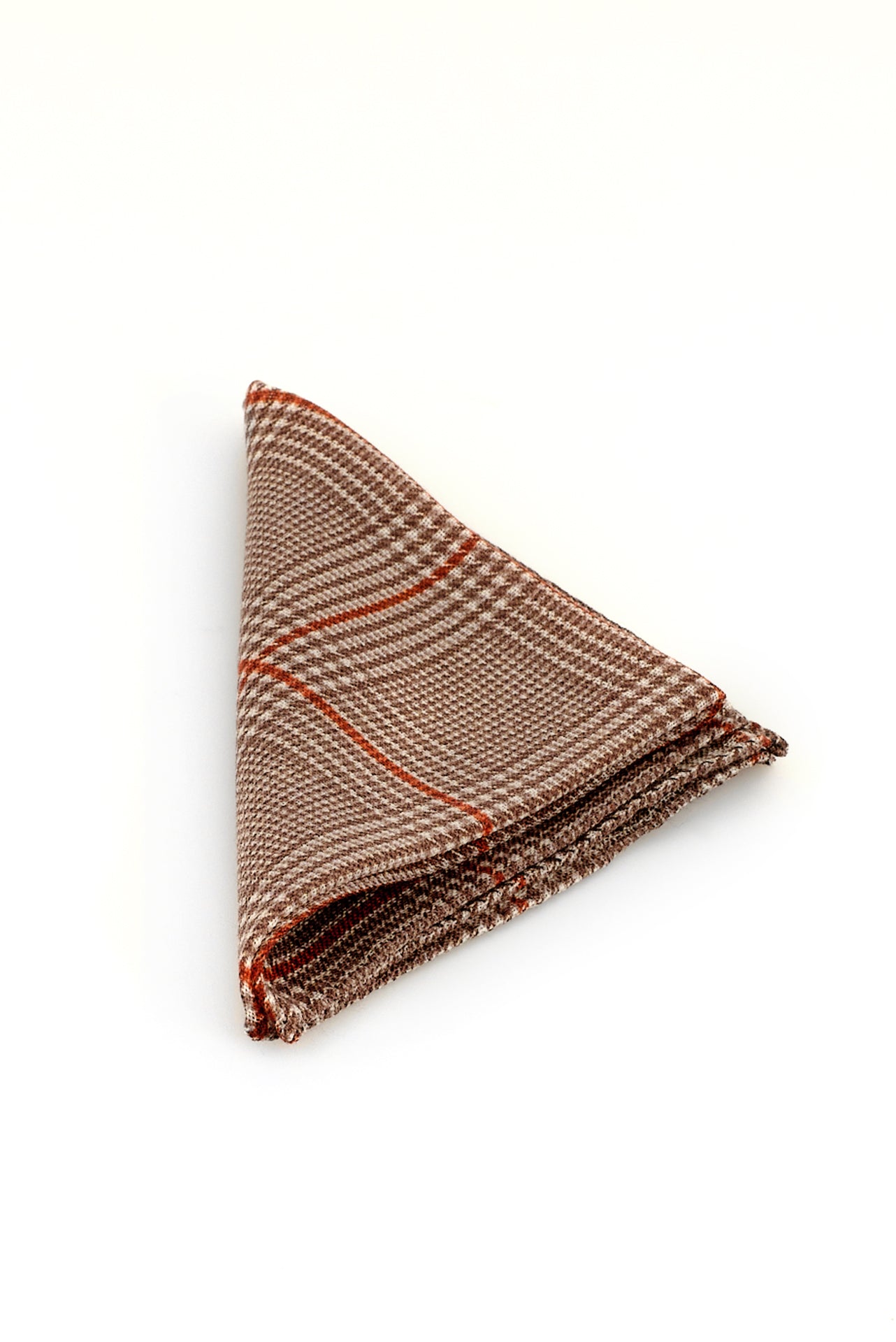 ΜΑΝΤΗΛΙ ΠΟΣΕΤ ΜΑΛΛΙΝΟ PORTOBELLO'S PRINCE DE GALLES CHECK ΓΚΡΙ ΜΠΟΡΝΤΟ