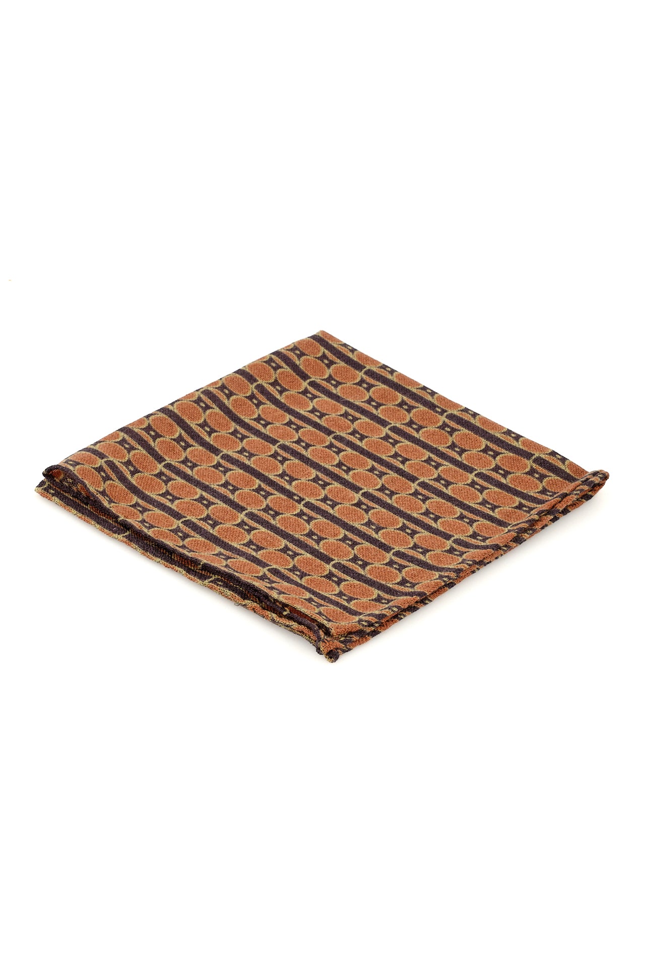 ΜΑΝΤΗΛΙ ΠΟΣΕΤ ΜΑΛΛΙΝΟ PORTOBELLO'S ΣΕ ΚΑΦΕ ΧΡΩΜΑ ΚΑΙ ΠΟΡΤΟΚΑΛΙ ΜΟΤΙΒΟ